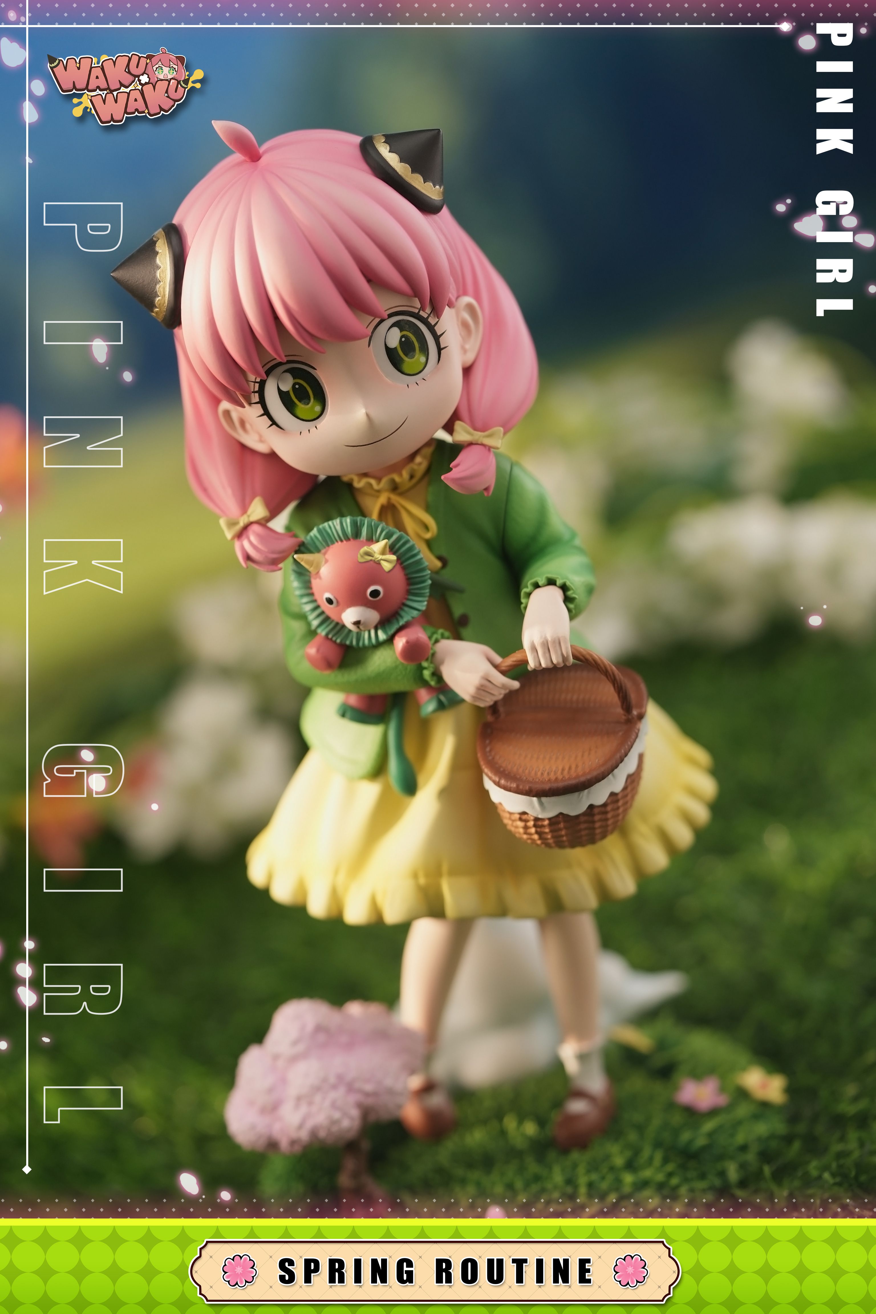 Spy x Family-Four Seasons Spring Daughter Anya Forger Statue GK-WakuWaku Studio Pre-sale