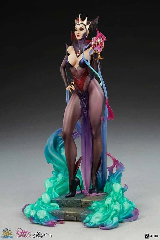 J Scott Campbell Evil Queen Collector Edition 200538 & Deluxe Version 2005382 (Licensed) Statue GK-Sideshow Collectibles Pre-sale-KWII-GK