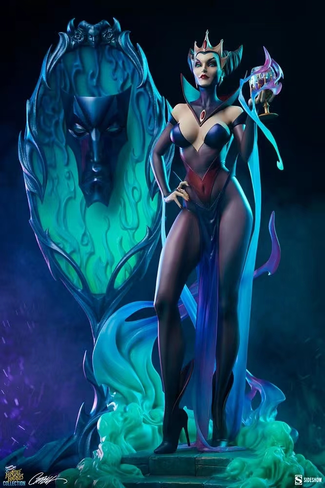 J Scott Campbell Evil Queen Collector Edition 200538 & Deluxe Version 2005382 (Licensed) Statue GK-Sideshow Collectibles Pre-sale-KWII-GK