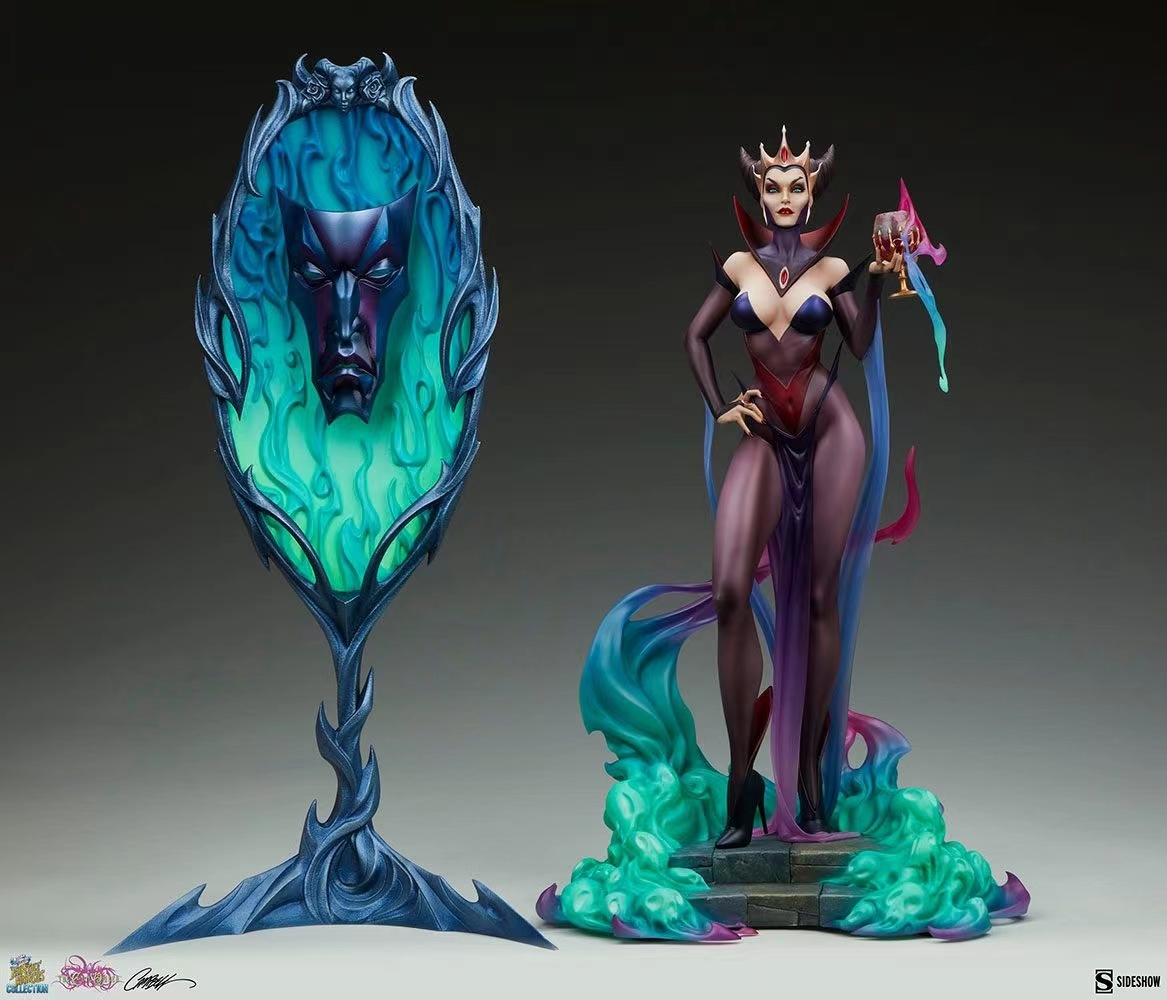 J Scott Campbell Evil Queen Collector Edition 200538 & Deluxe Version 2005382 (Licensed) Statue GK-Sideshow Collectibles Pre-sale-KWII-GK