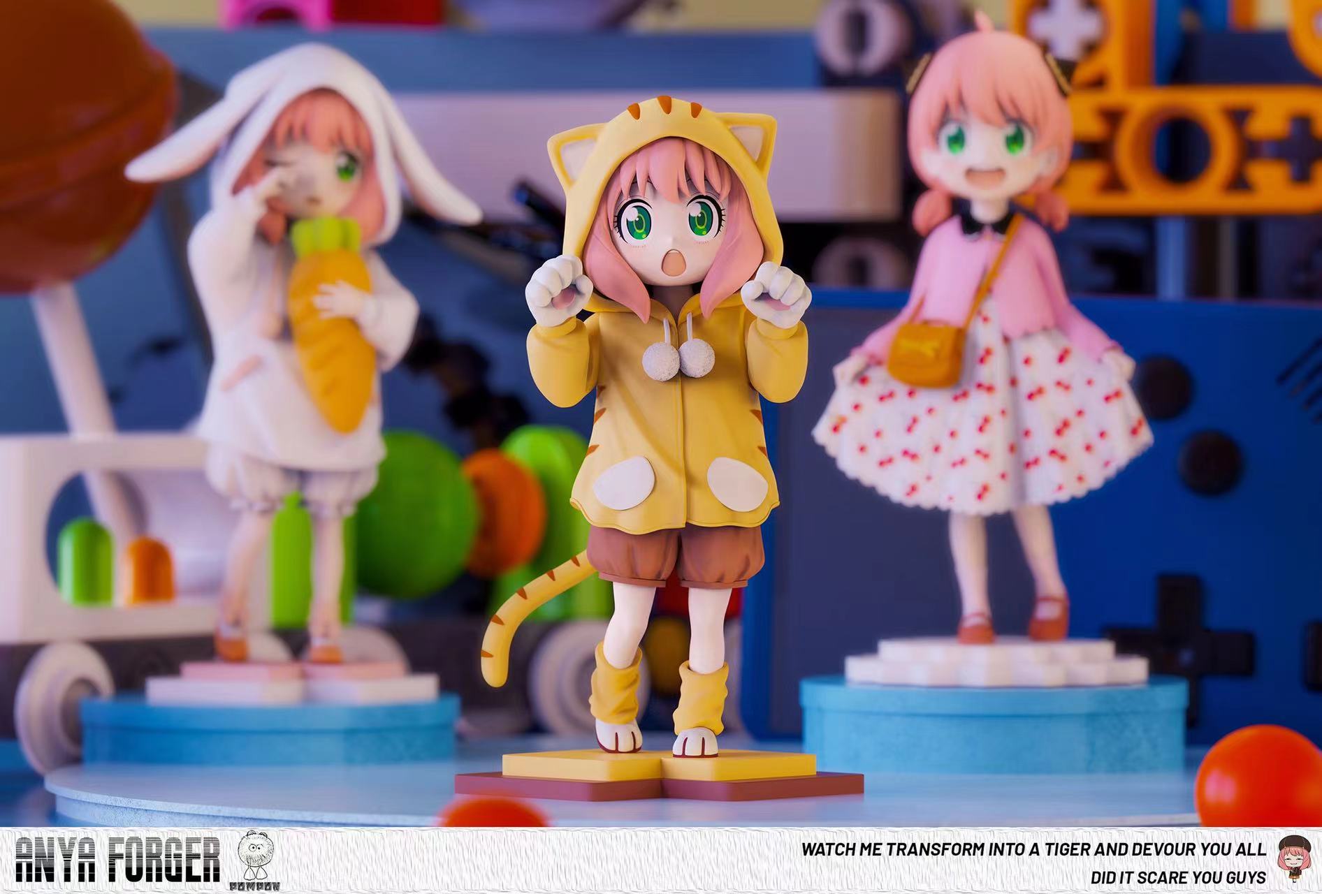 Spy x Family Tiger Pajamas Anya Statue GK-PomPon Studio Pre-sale