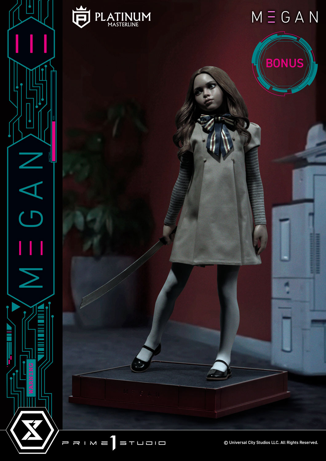 Platinum Masterline M3GAN (Film) M3GAN PLMM3G-01 PLMM3G-01S (Licensed) Statue GK Figure-Prime 1 Studio Pre-sale-KWII-GK