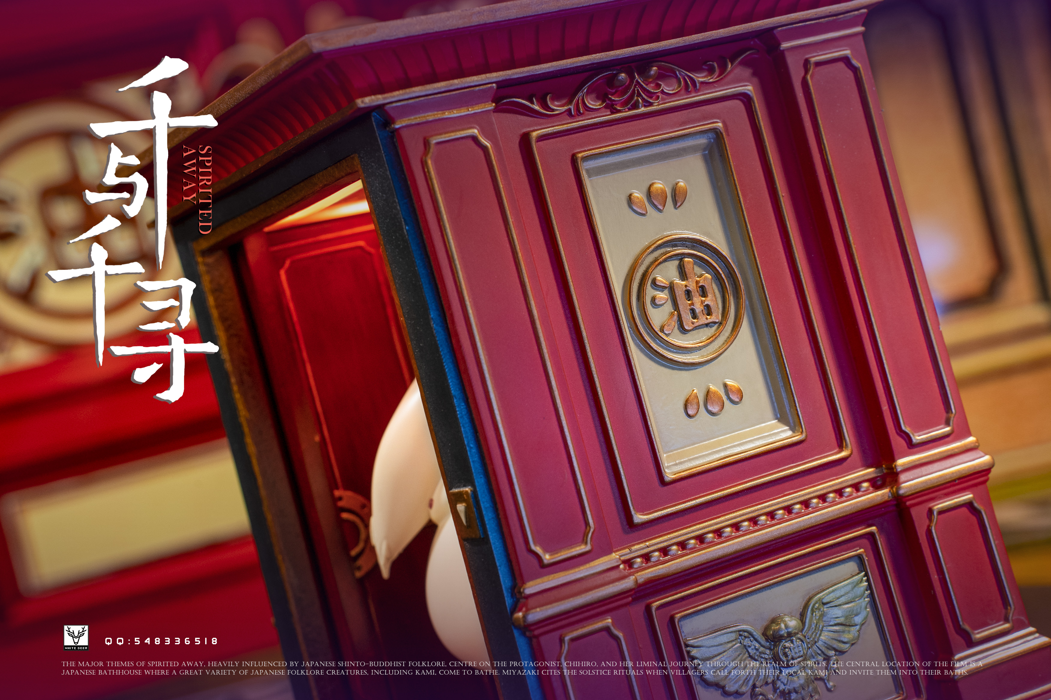 Spirited Away Chihiro and Radish Spirit Statue(GK)-White Deer Studio Pre-Order