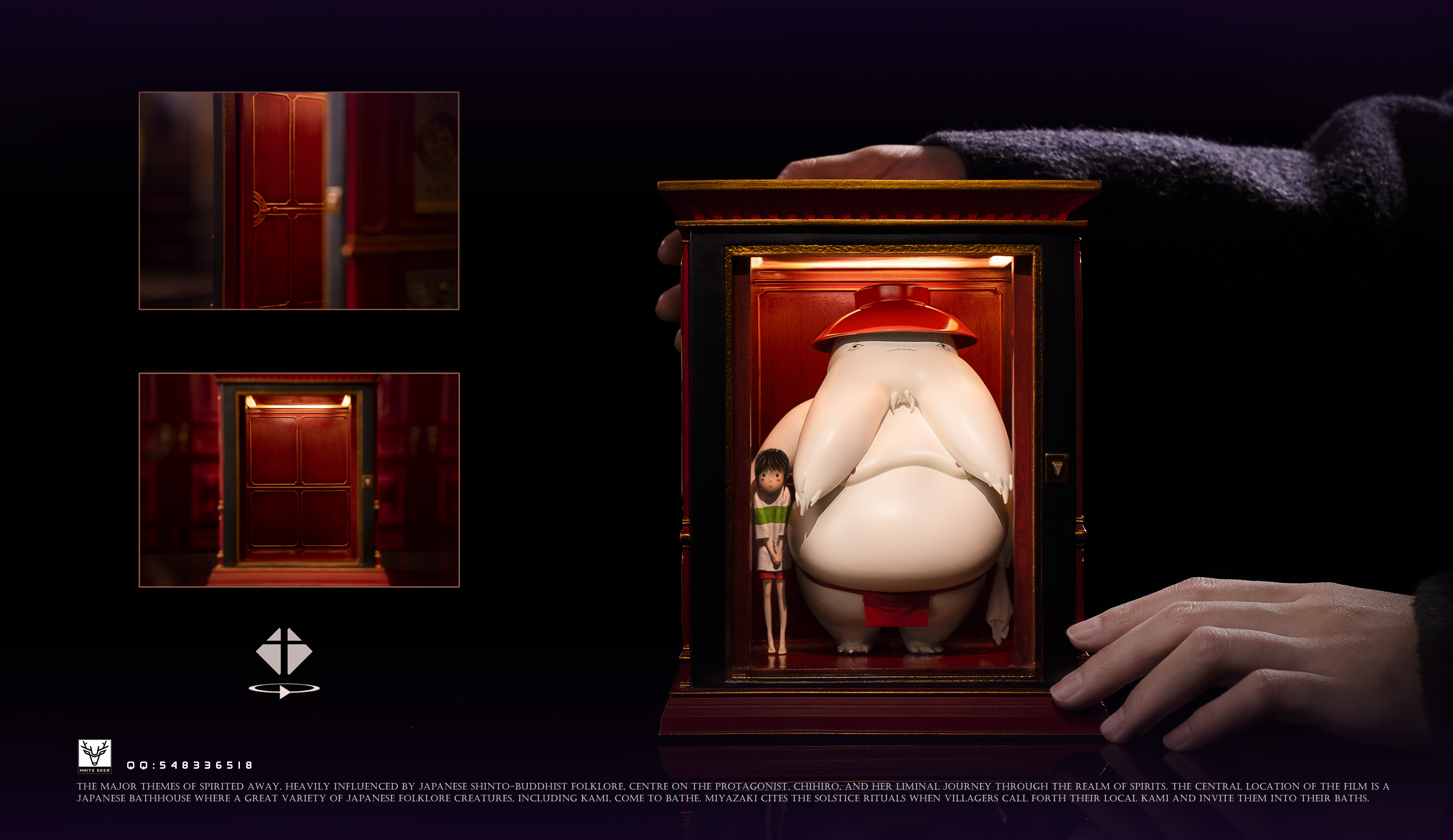 Spirited Away Chihiro and Radish Spirit Statue(GK)-White Deer Studio Pre-Order