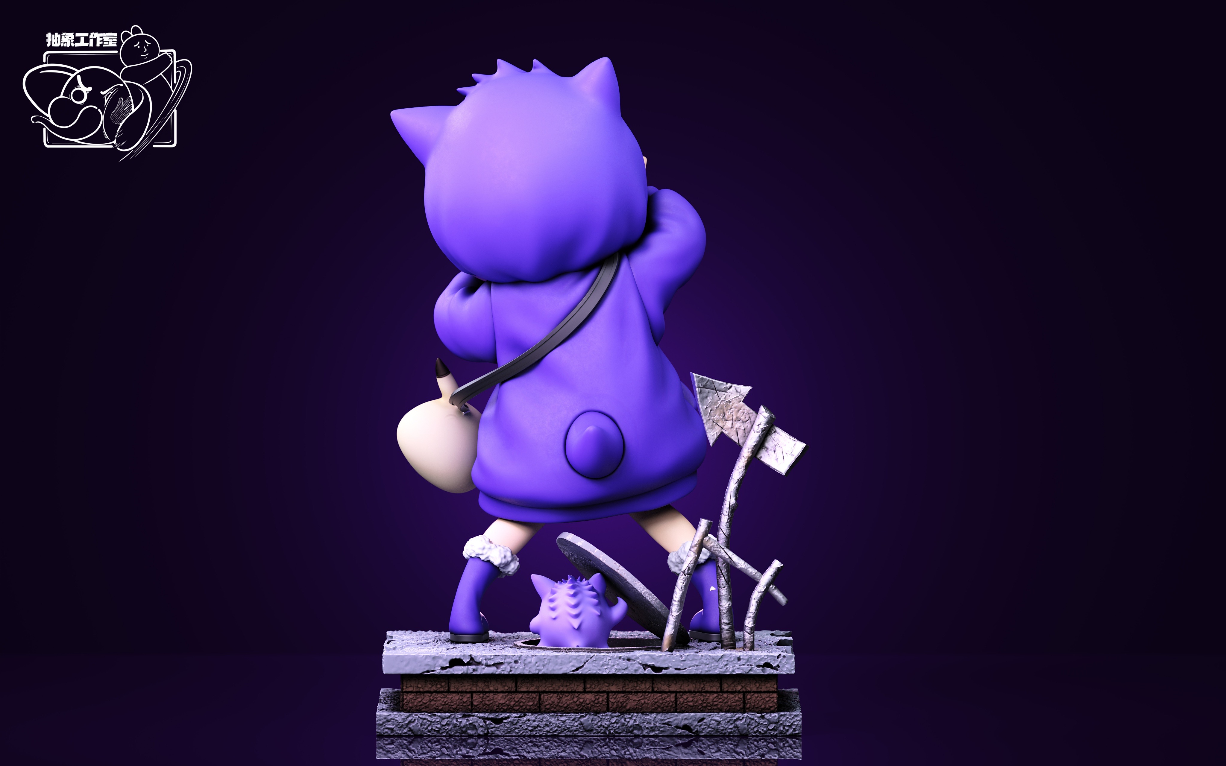 Spy x Family Anya cos Gengar Statue (GK)Chou Xiang Studio Pre-sale