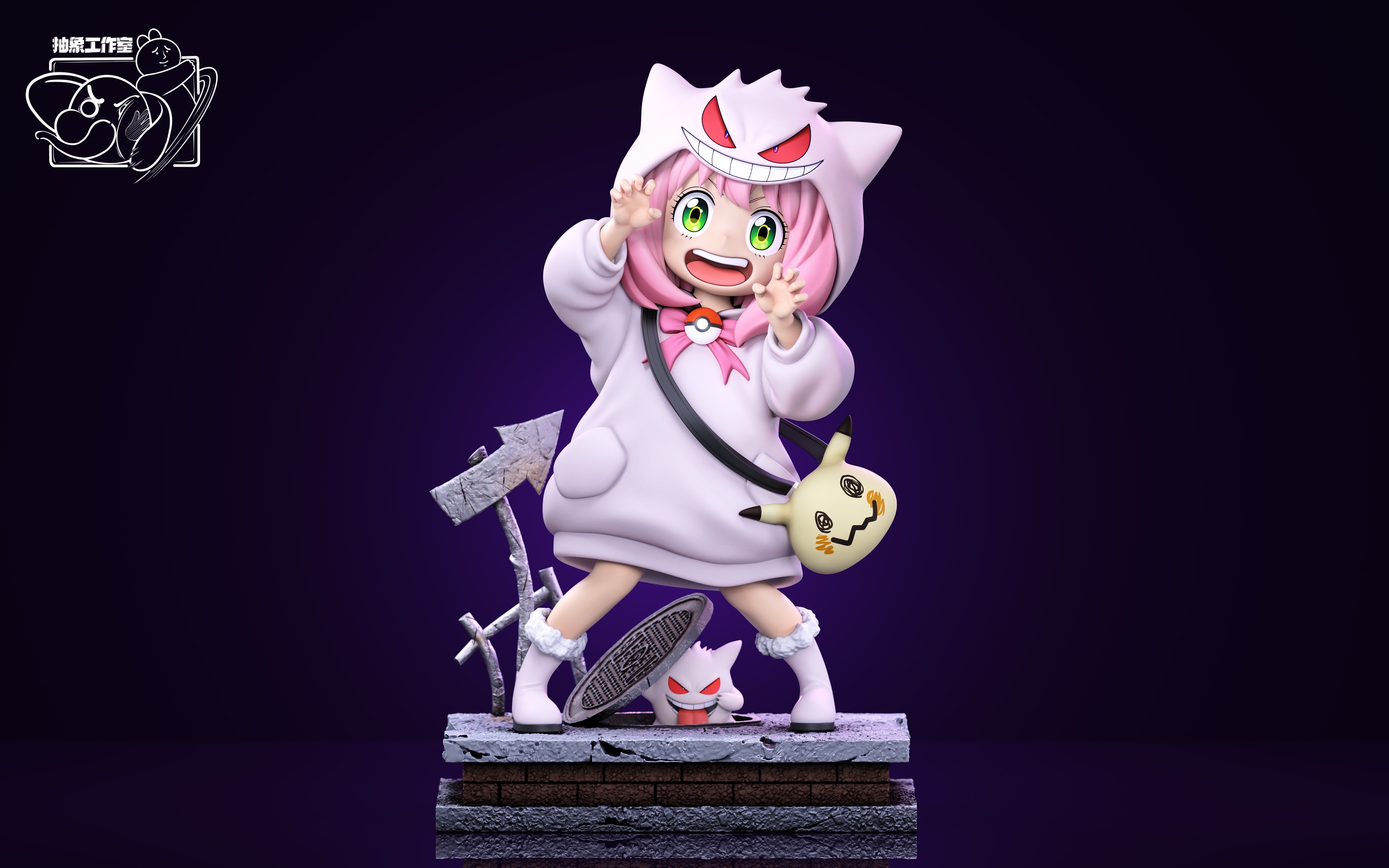 Spy x Family Anya cos Gengar Statue (GK)Chou Xiang Studio Pre-sale