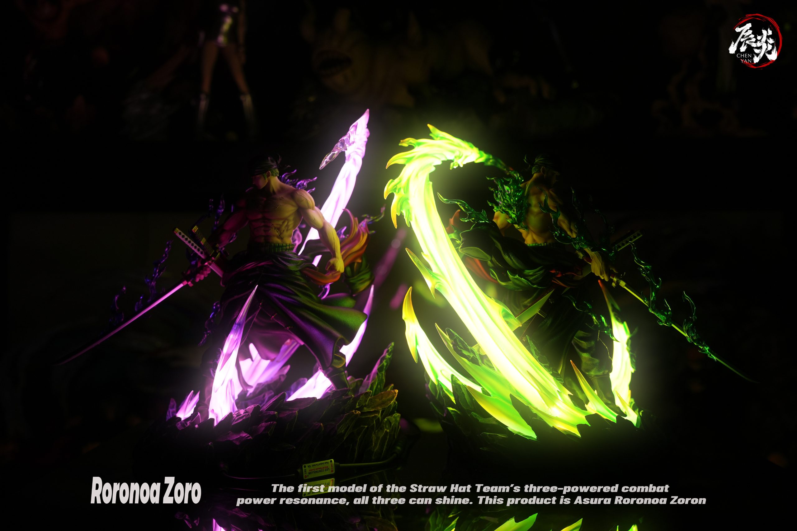 One Piece The Trio's Resonance #1 Roronoa Zoro Statue (GK) Figure-CHENYAN Studio Pre-sale