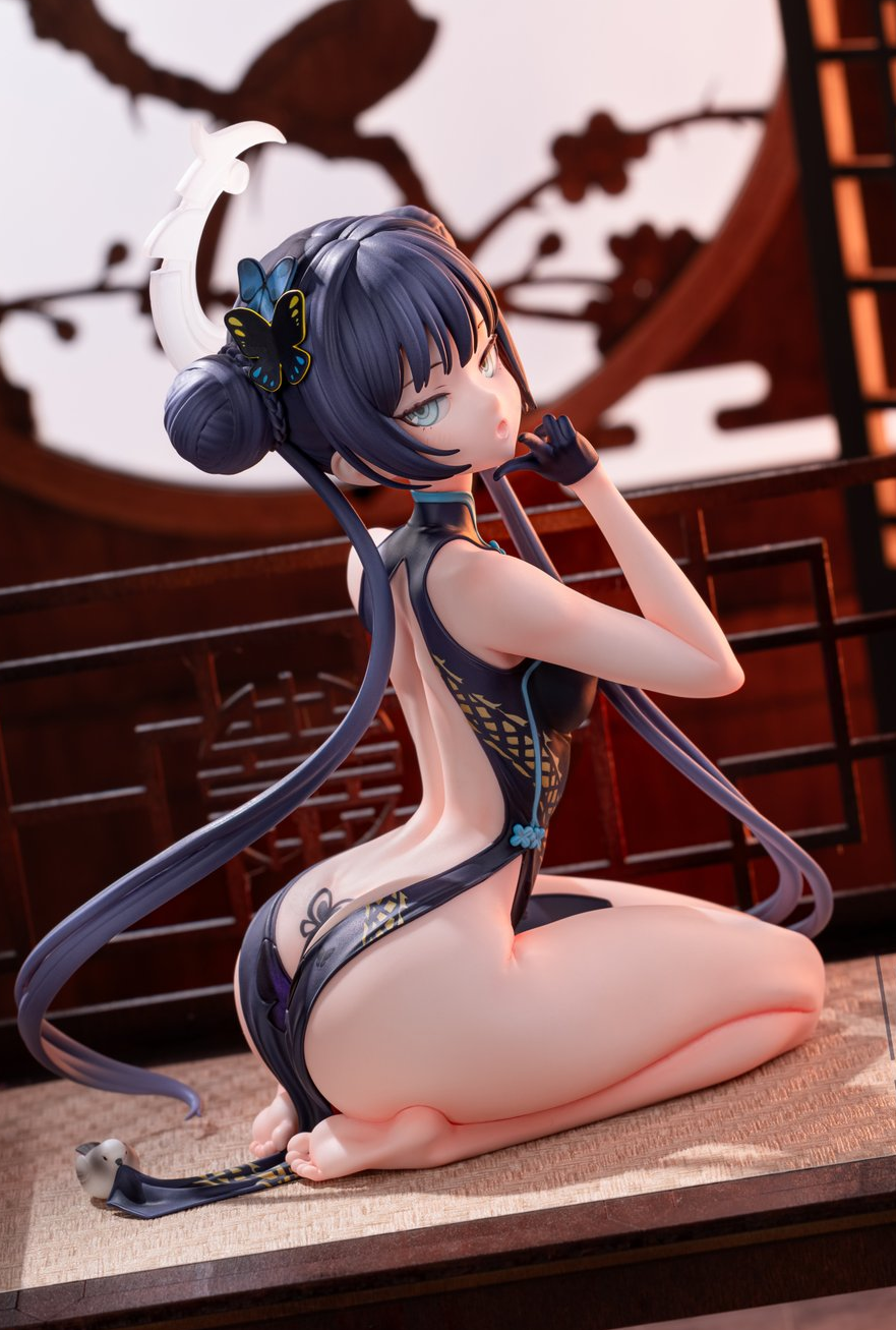 Blue Archive Ryuuge kisaki Sitting cheongsam Statue GK (Adult 18+)-Fix cast Studio Pre-sale