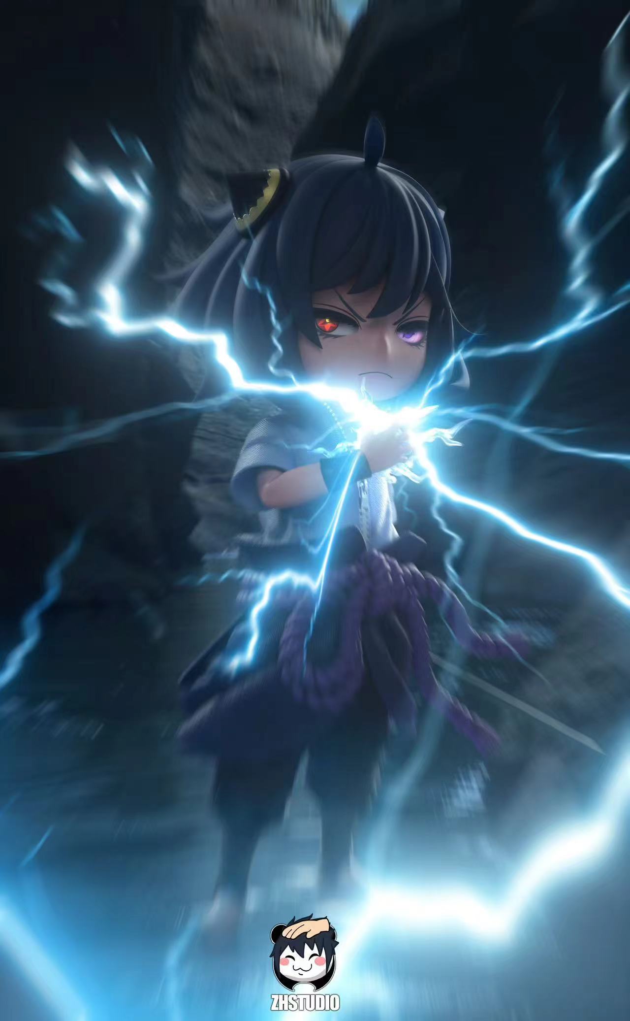 Spy x Family Anya cos Uchiha Sasuke Statue GK-ZH Studio Pre-sale