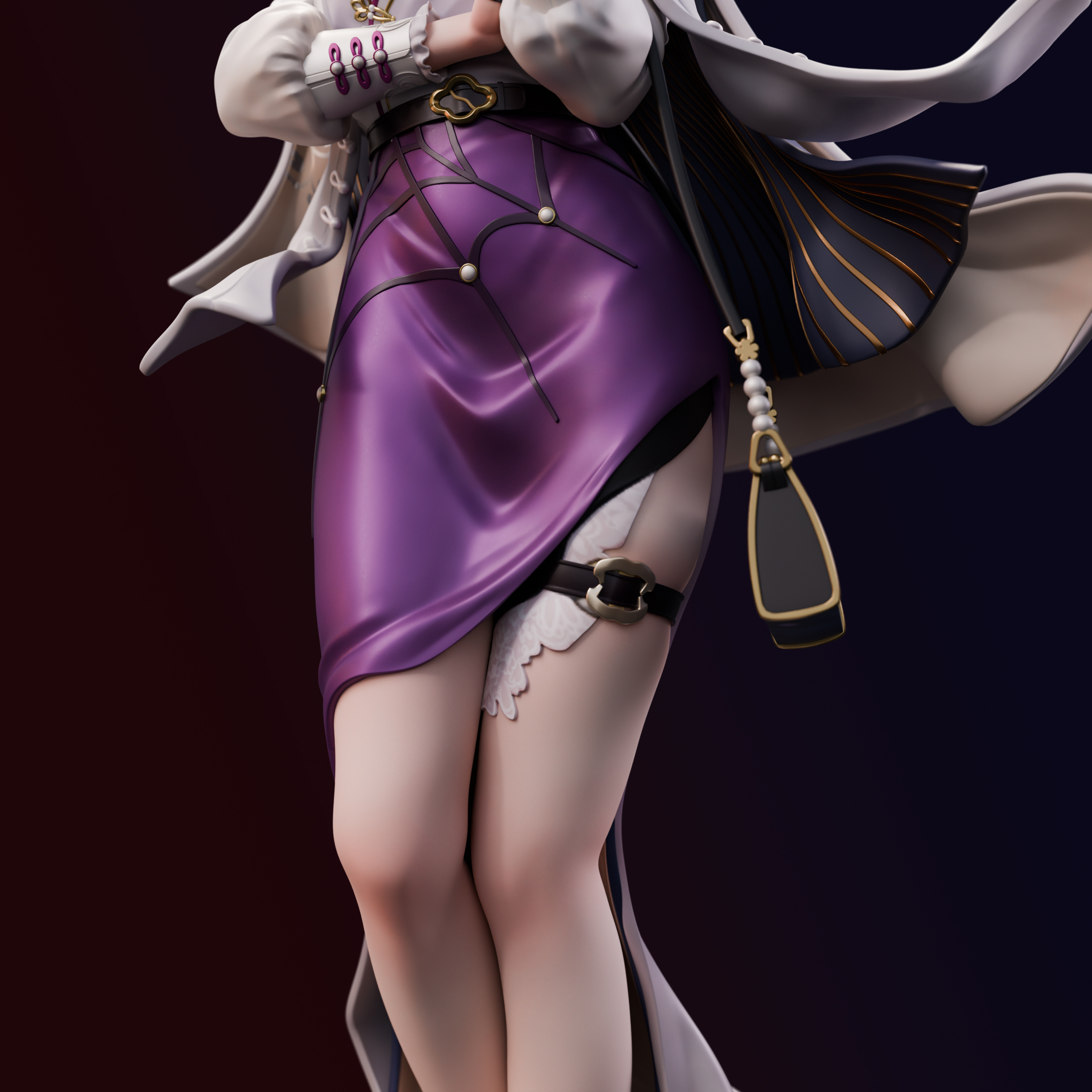  Honkai: Star Rail Milk Tea Kafka statue GK-Qian Ben Ying Gong Zao Studio Pre-sale