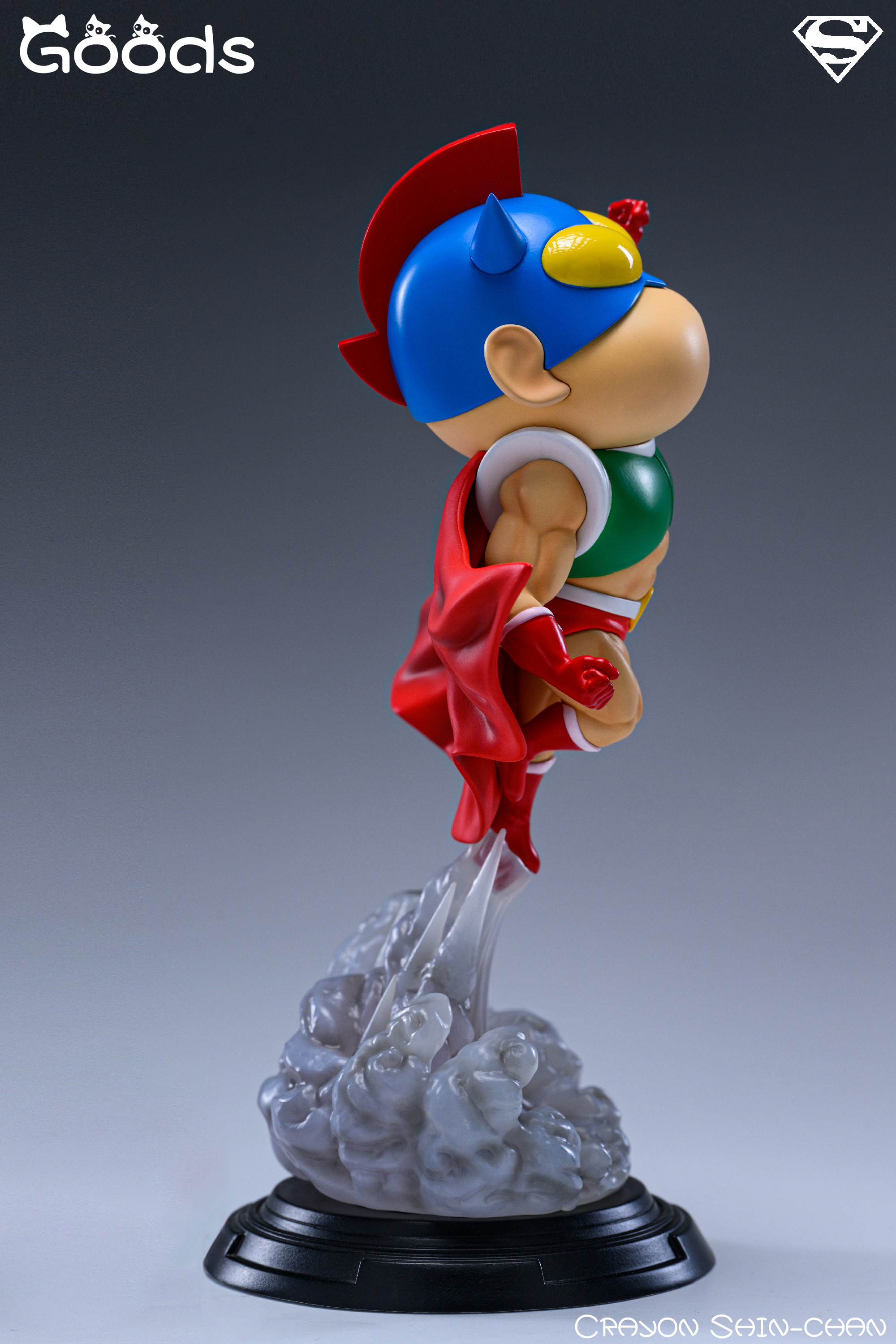 Dynamic Superman Crayon Shin-chan Night Light Trendy Toy Figure Statue (GK)-GOODS Studio Pre-sale