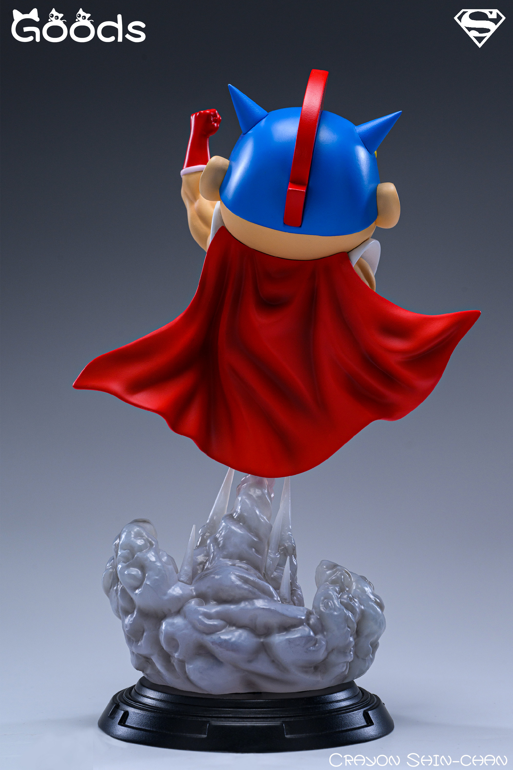 Dynamic Superman Crayon Shin-chan Night Light Trendy Toy Figure Statue (GK)-GOODS Studio Pre-sale