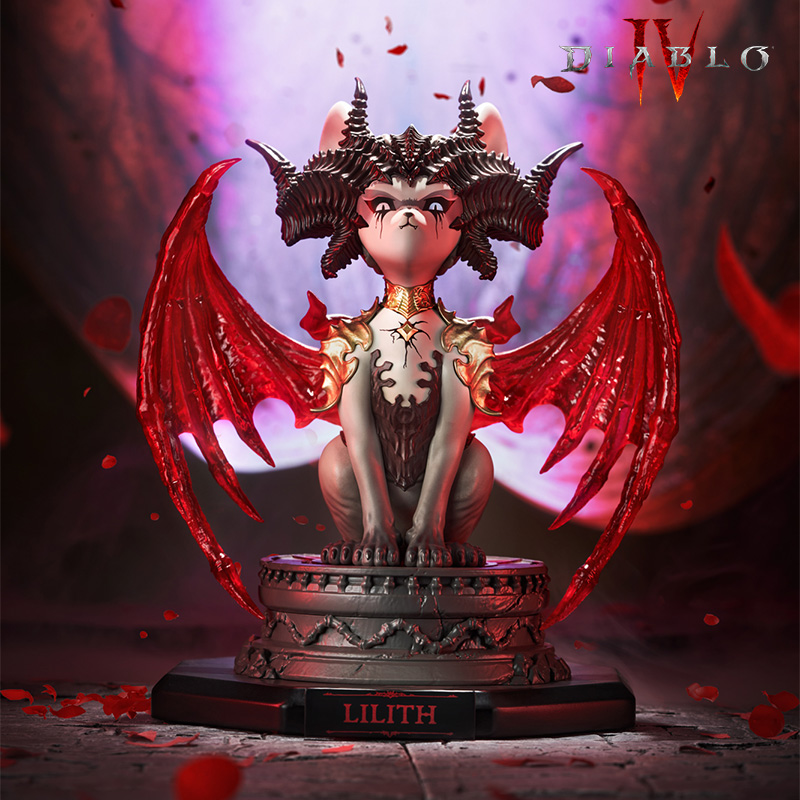 Diablo Lilith Meow Light-Up Collectible Figure Statue(GK)-Blizzard Pre-sale