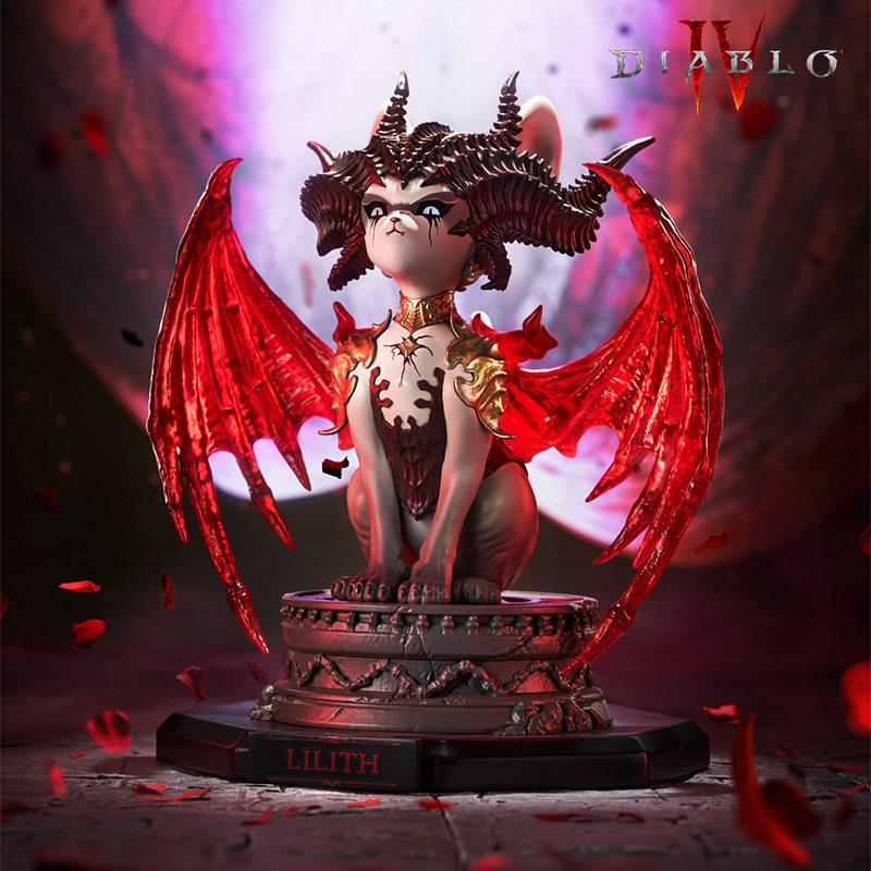 Diablo Lilith Meow Light-Up Collectible Figure Statue(GK)-Blizzard Pre-sale