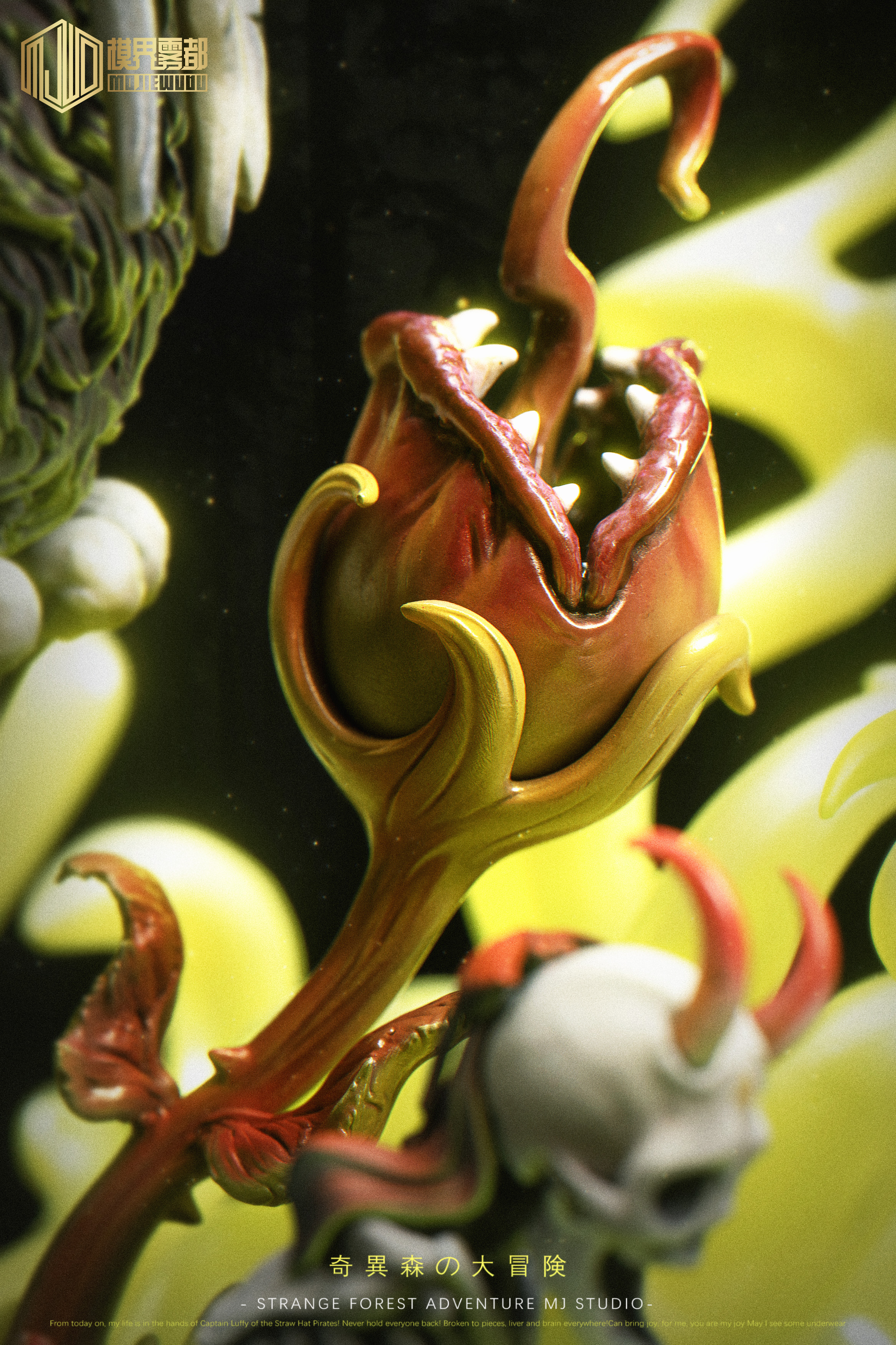 Strange Forest Adventure Episode 5 Brook & Skeleton Sheep Statue (GK)-MJ Studio Pre-sale