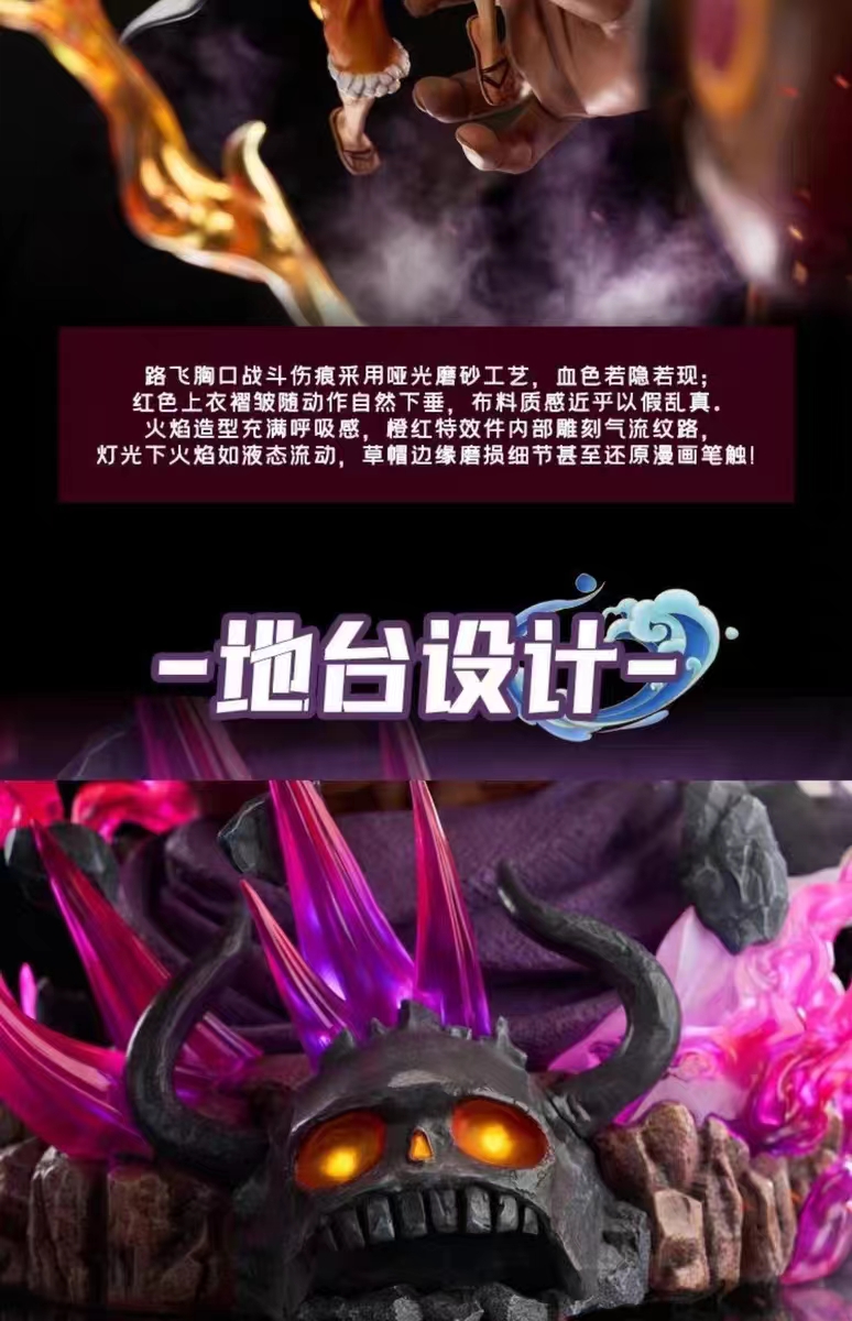 One Piece Wano Country Luffy vs Kaido Statue (GK) (Authorized) -BNFIGURE Studio Pre-sale-KWII-GK