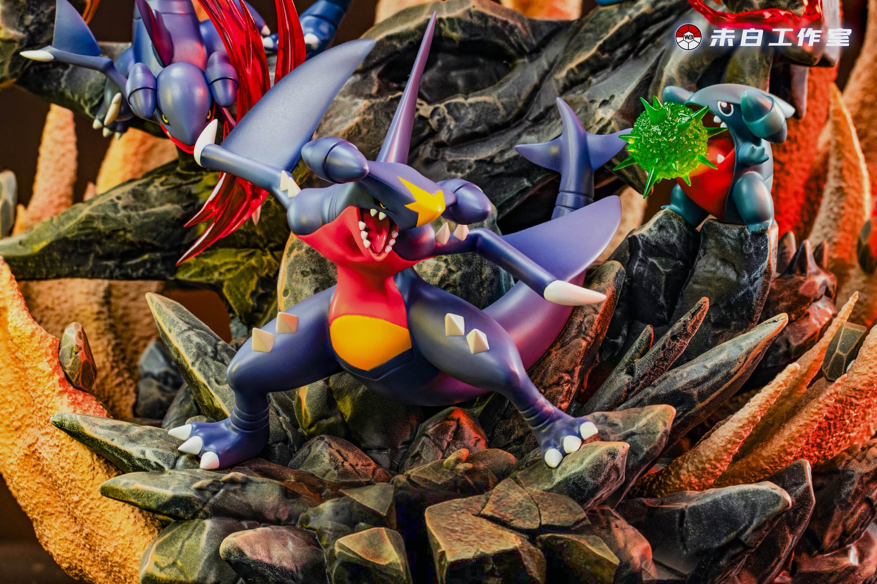 Pokemon Garchomp Evolution Statue (GK)-Weibai Studio Pre-sale