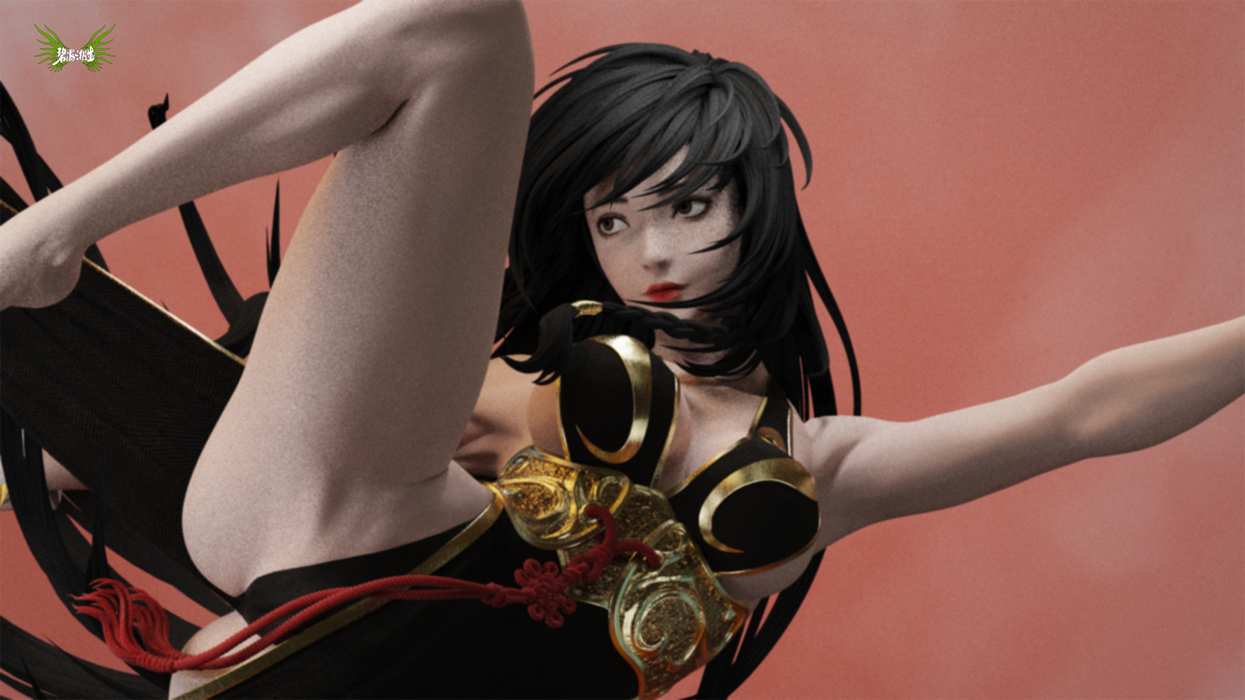  The Sheath of Gentleness-As graceful as a startled swan and as graceful as a swimming dragon (Copyright)1/4 Statue (GK)-BiHaiChaoSheng Studio Pre-sale-KWII-GK