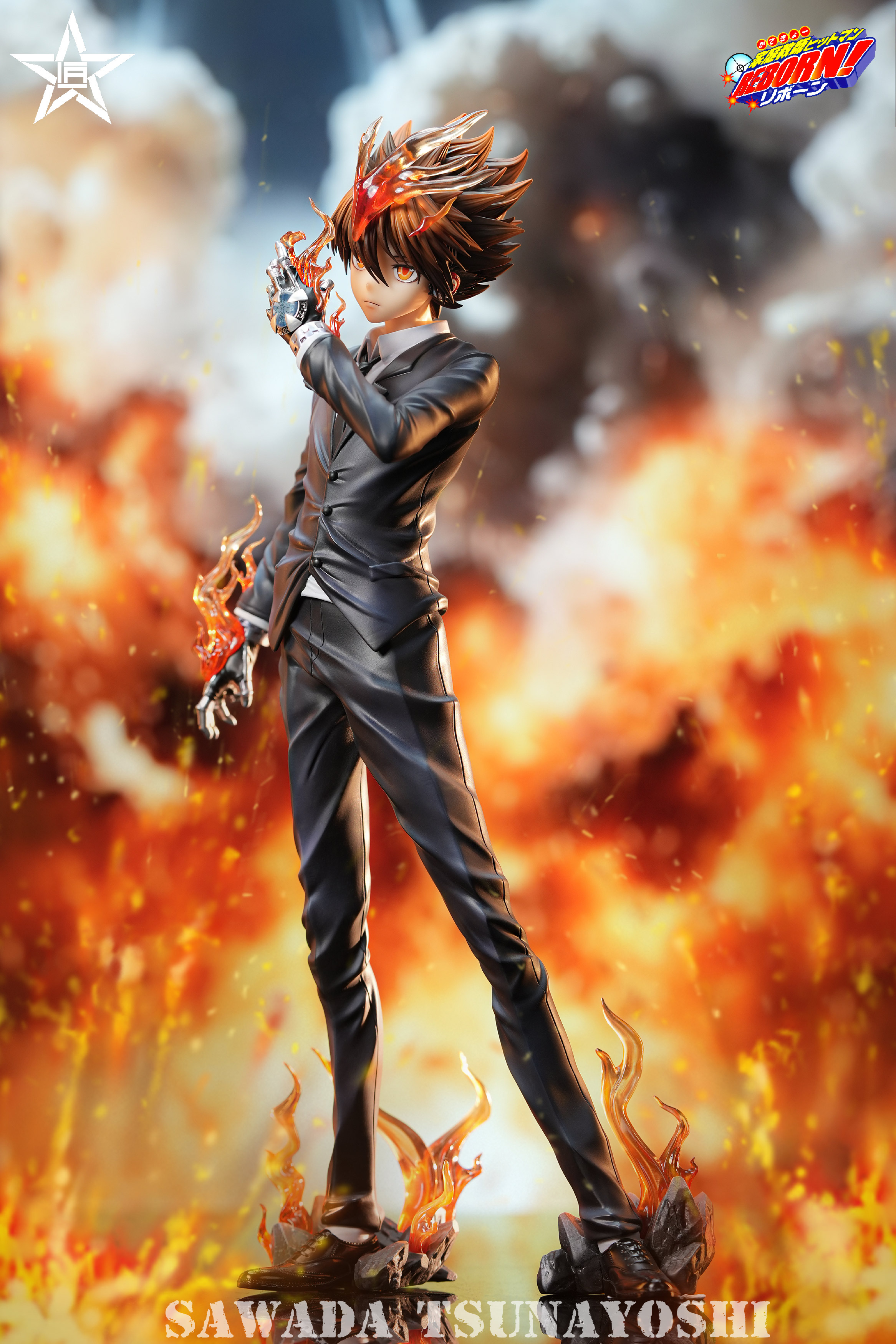 Katekyo Hitman Reborn Tsunayoshi Sawada 1/6 Statue (GK) Figure-Jiang Xing Studio / Craftsman Pre-sale-KWII-GK