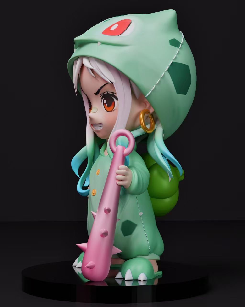 One Piece Yamato cos Bulbasaur Statue (GK) Figure -Super Guai Studio Pre-sale