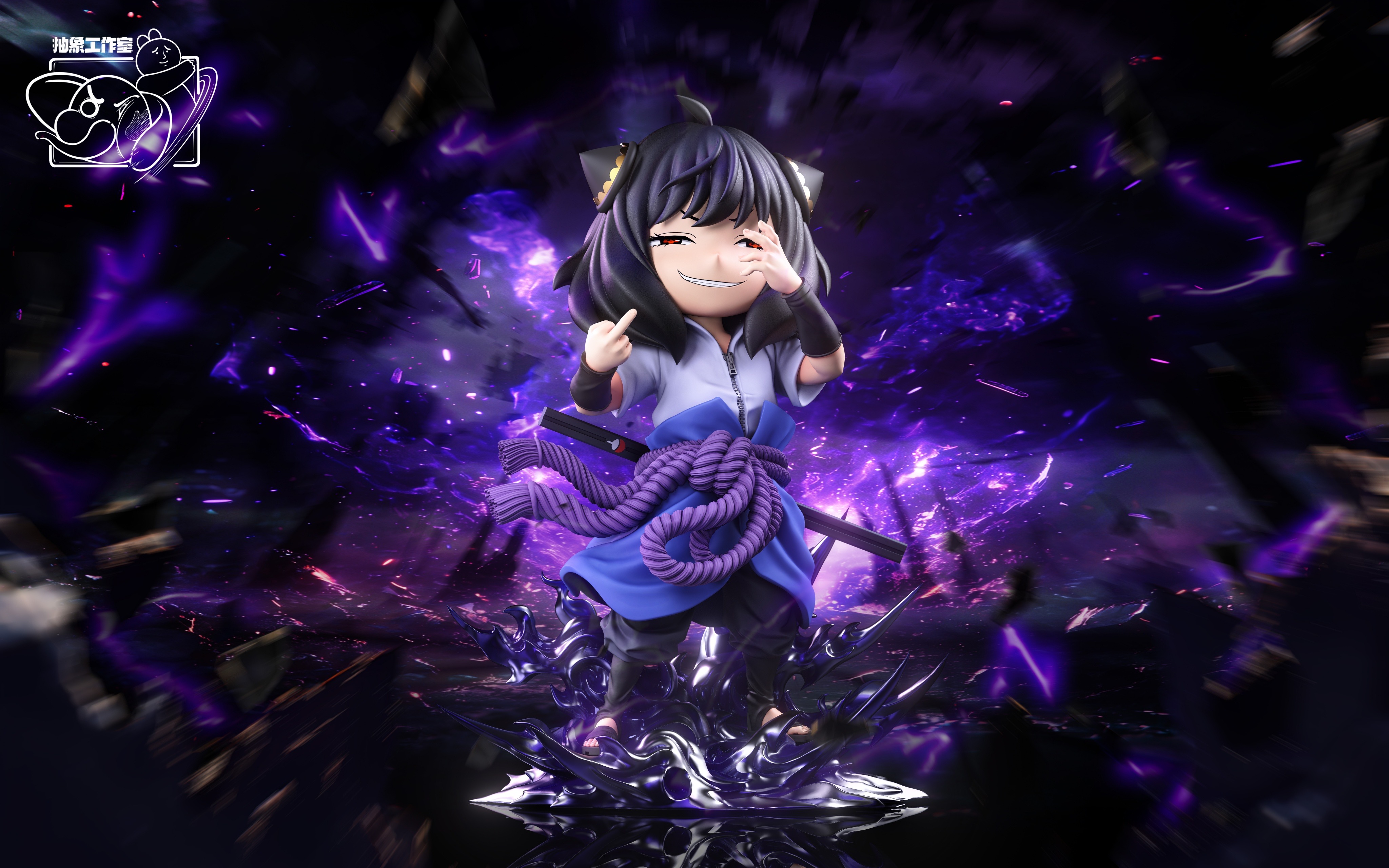 Spy x Family Anya cos Uchiha Sasuke 1/6 Statue (GK) Figure-Chou Xiang Studio Pre-sale