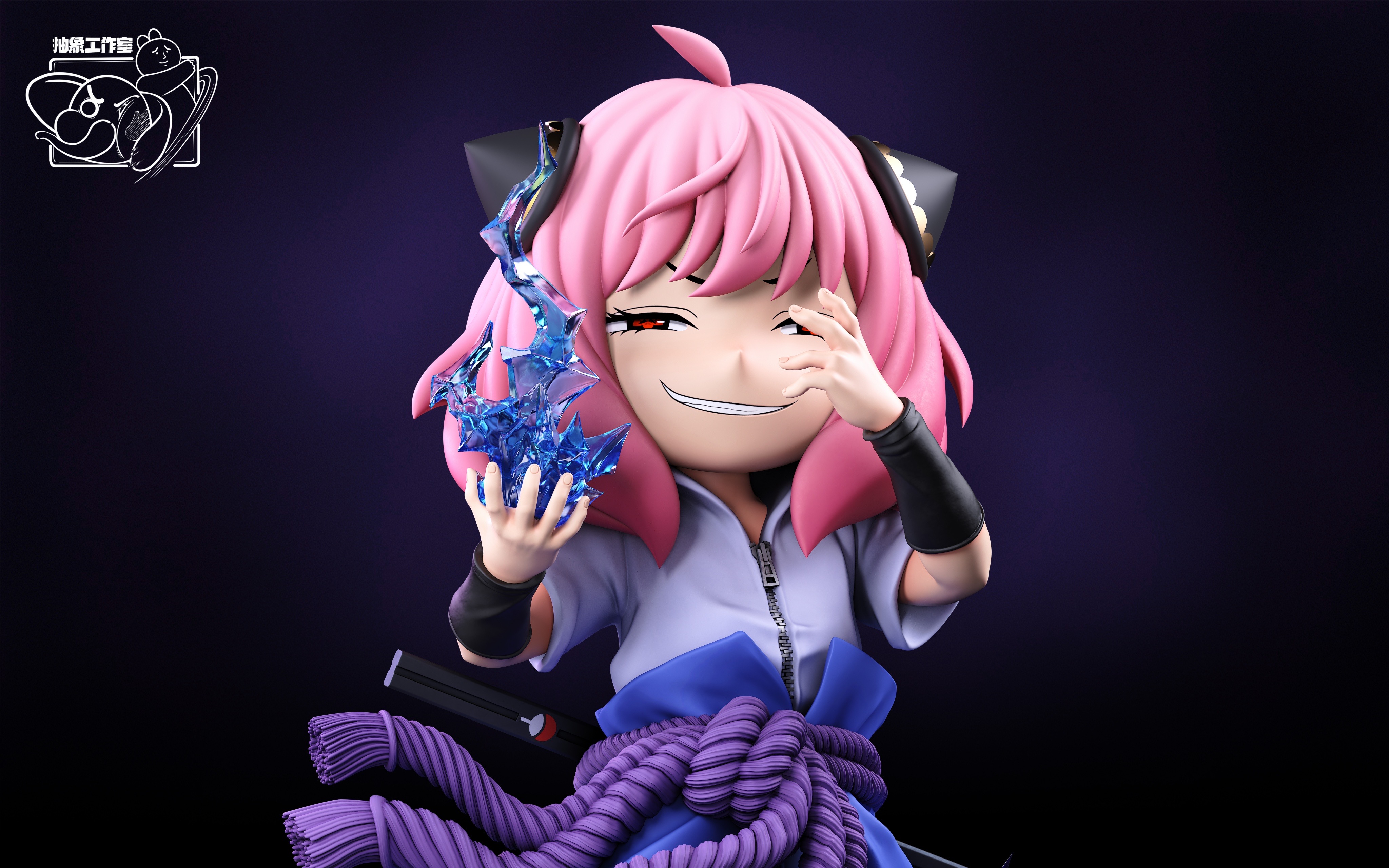 Spy x Family Anya cos Uchiha Sasuke 1/6 Statue (GK) Figure-Chou Xiang Studio Pre-sale