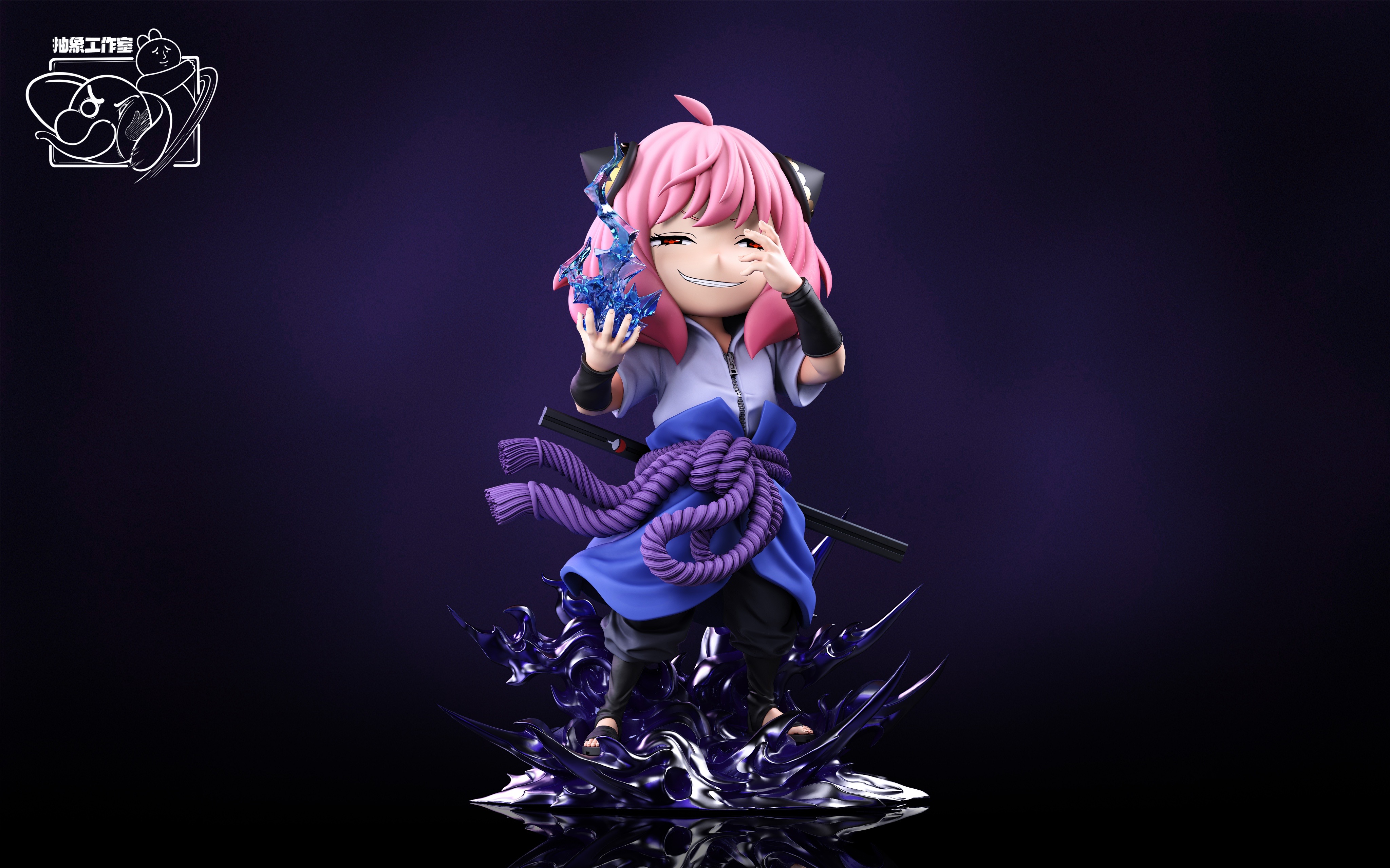 Spy x Family Anya cos Uchiha Sasuke 1/6 Statue (GK) Figure-Chou Xiang Studio Pre-sale