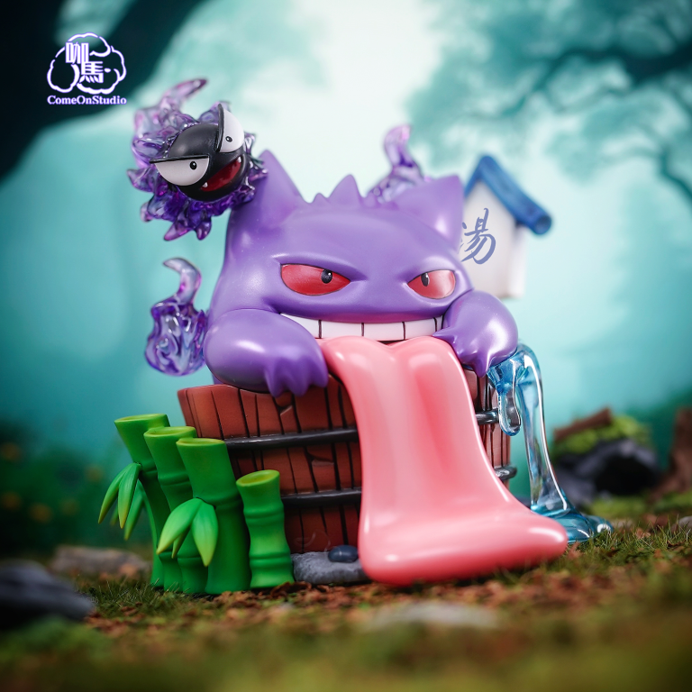 Pokemon Bath Gengar Statue (GK) Figure -Come On Studio Pre-sale