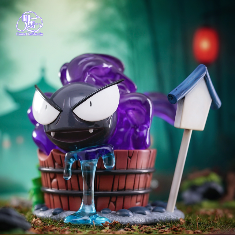 Pokemon Bath Gengar Statue (GK) Figure -Come On Studio Pre-sale