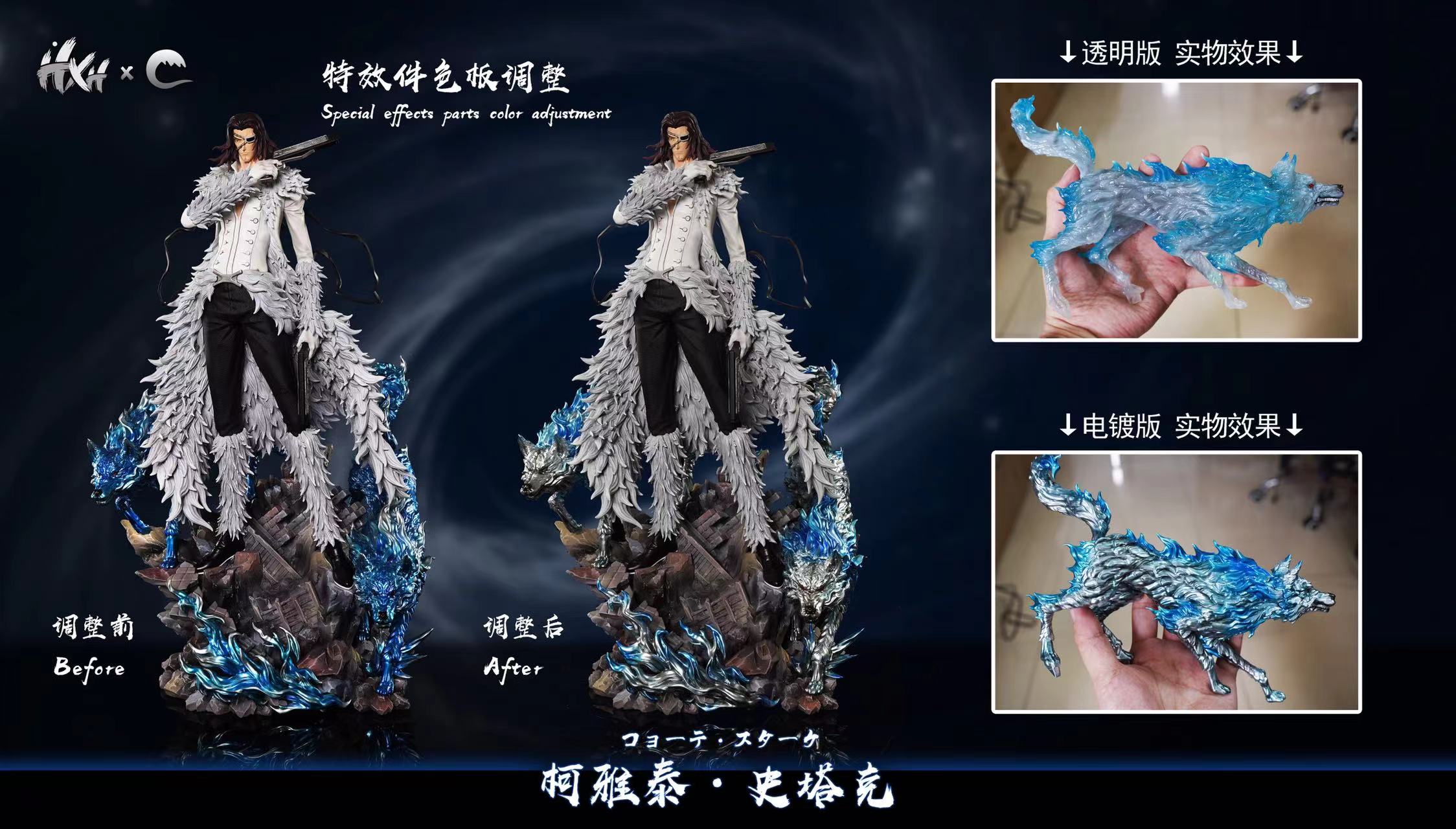 Bleach-1/6 Scale Coyote Starrk Statue (GK)-HXHENG × CHENG Studios Pre-order