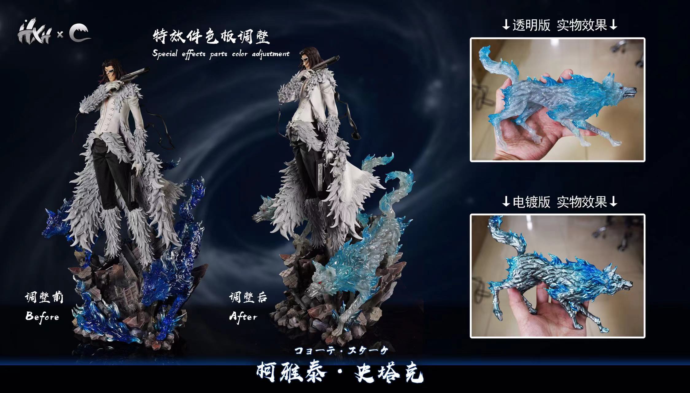 Bleach-1/6 Scale Coyote Starrk Statue (GK)-HXHENG × CHENG Studios Pre-order