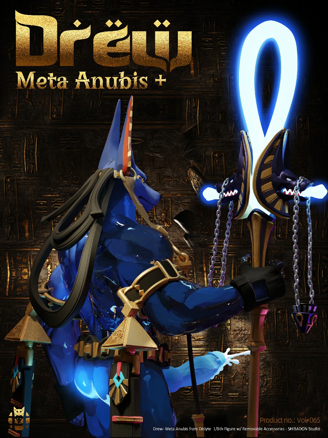 Gods Party SP Drew (Anubis)Statue (GK) Figure-Meta Anubis Studio Pre-sale
