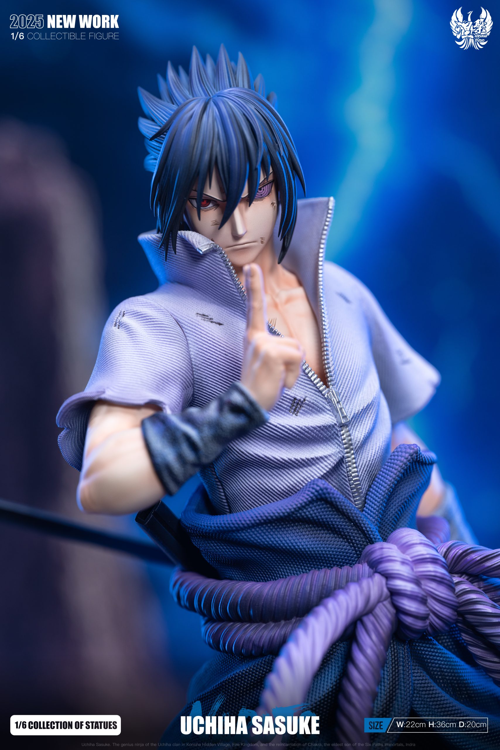 Naruto Uchiha Sasuke Life Series #2 Ninja World War Sasuke Statue（GK)-Nirvana Studio Pre-sale