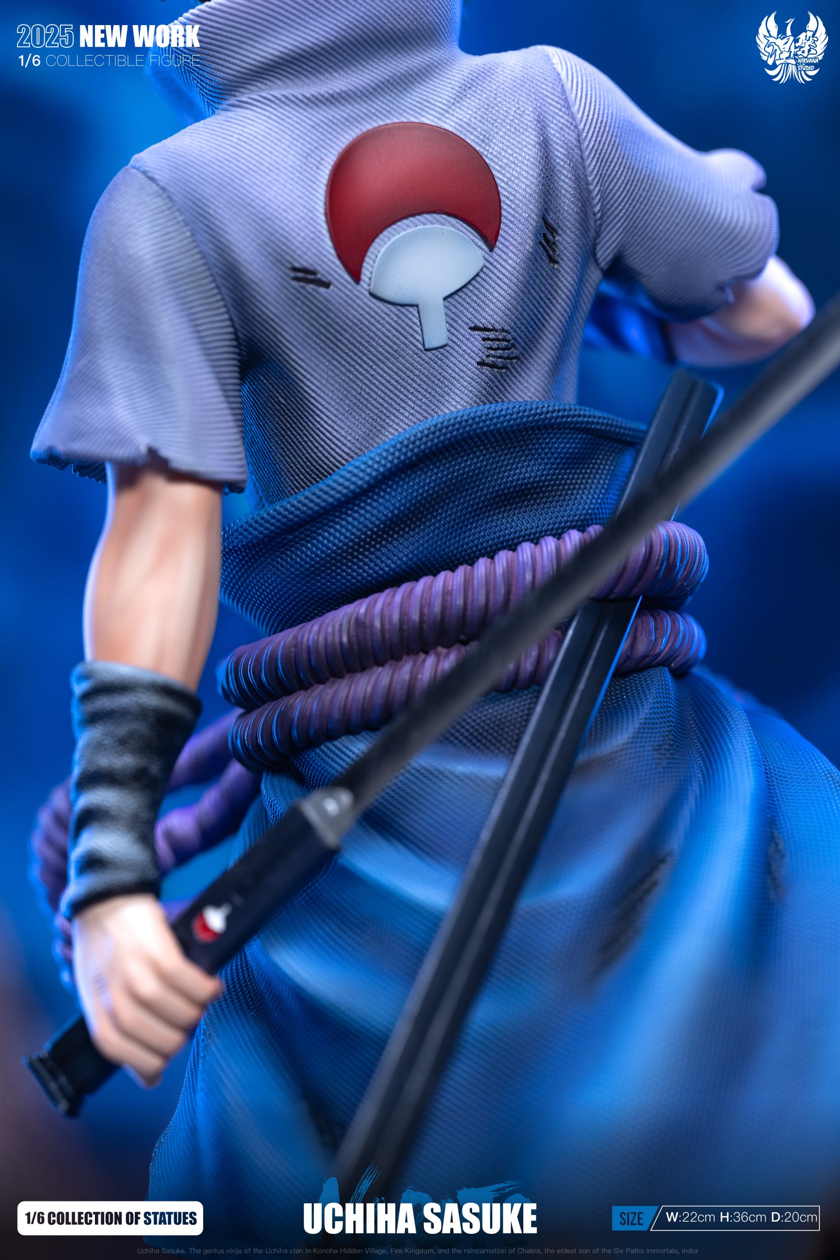 Naruto Uchiha Sasuke Life Series #2 Ninja World War Sasuke Statue（GK)-Nirvana Studio Pre-sale