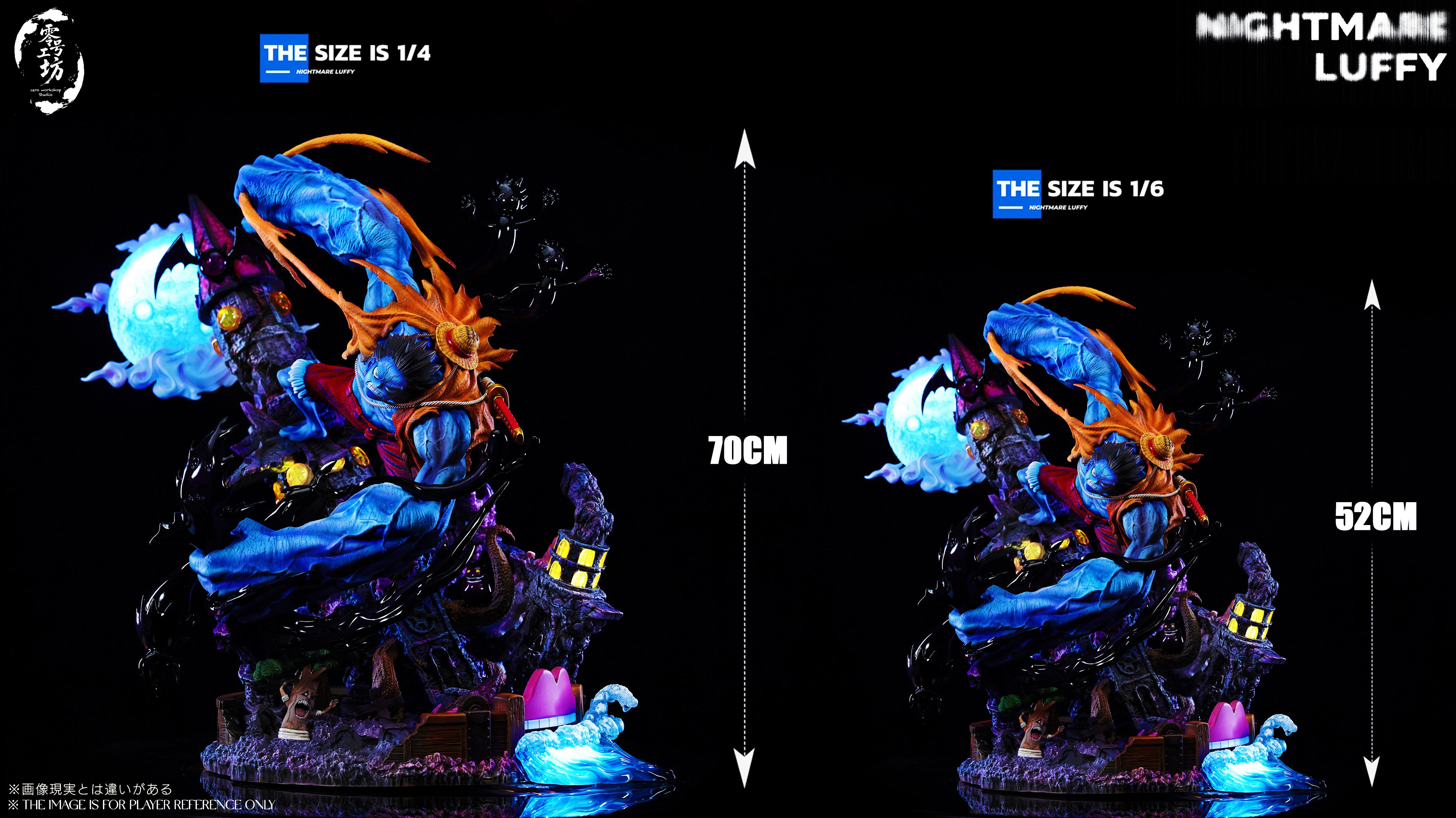 One Piece Nightmare Luffy Statue(GK)-Zero Workshop Studio