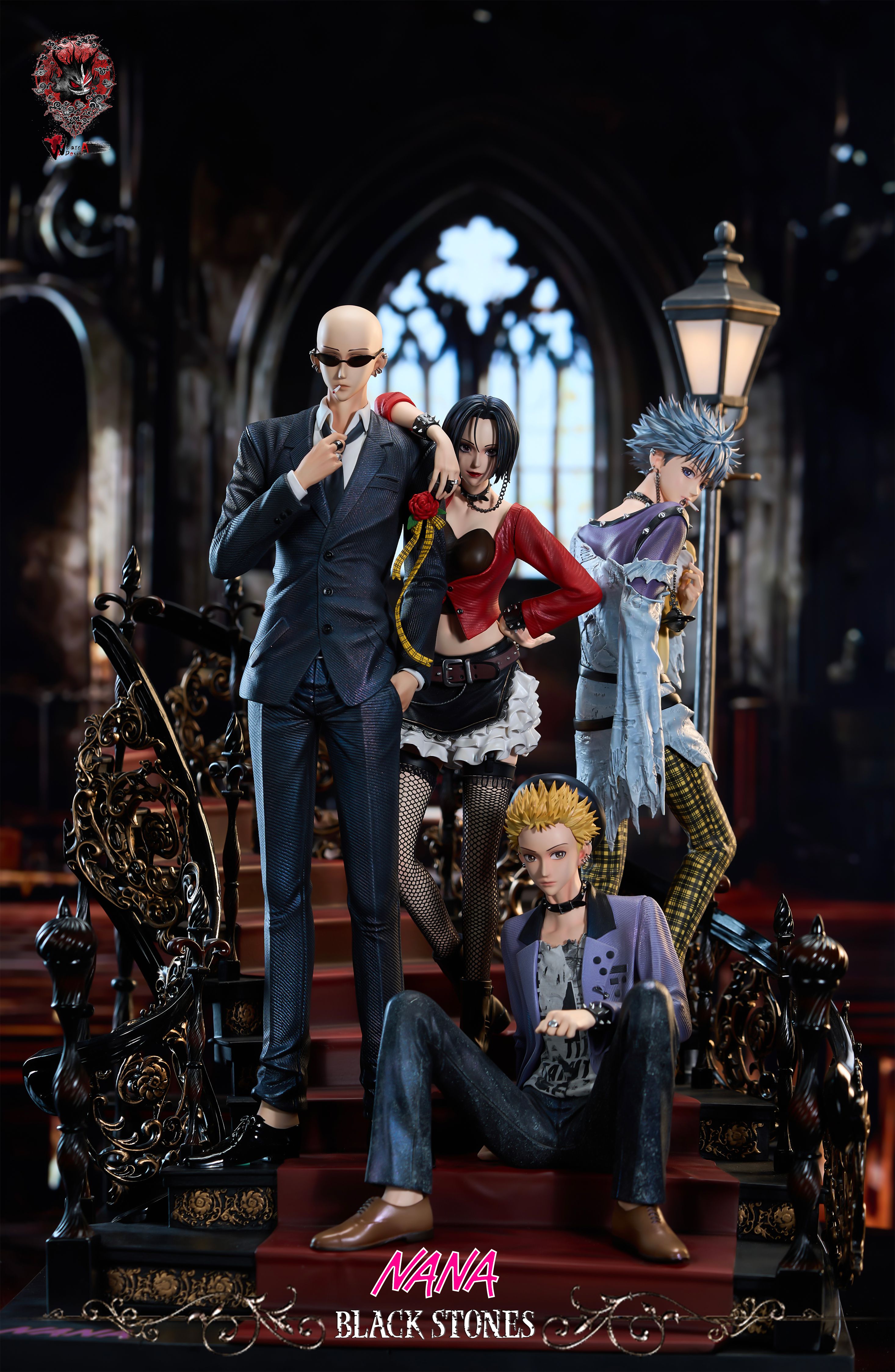 NANA 2.0 Black Stones Nana & Shinichi & Nobuo & Yasushi Statue(GK)-Weare A Design Studio