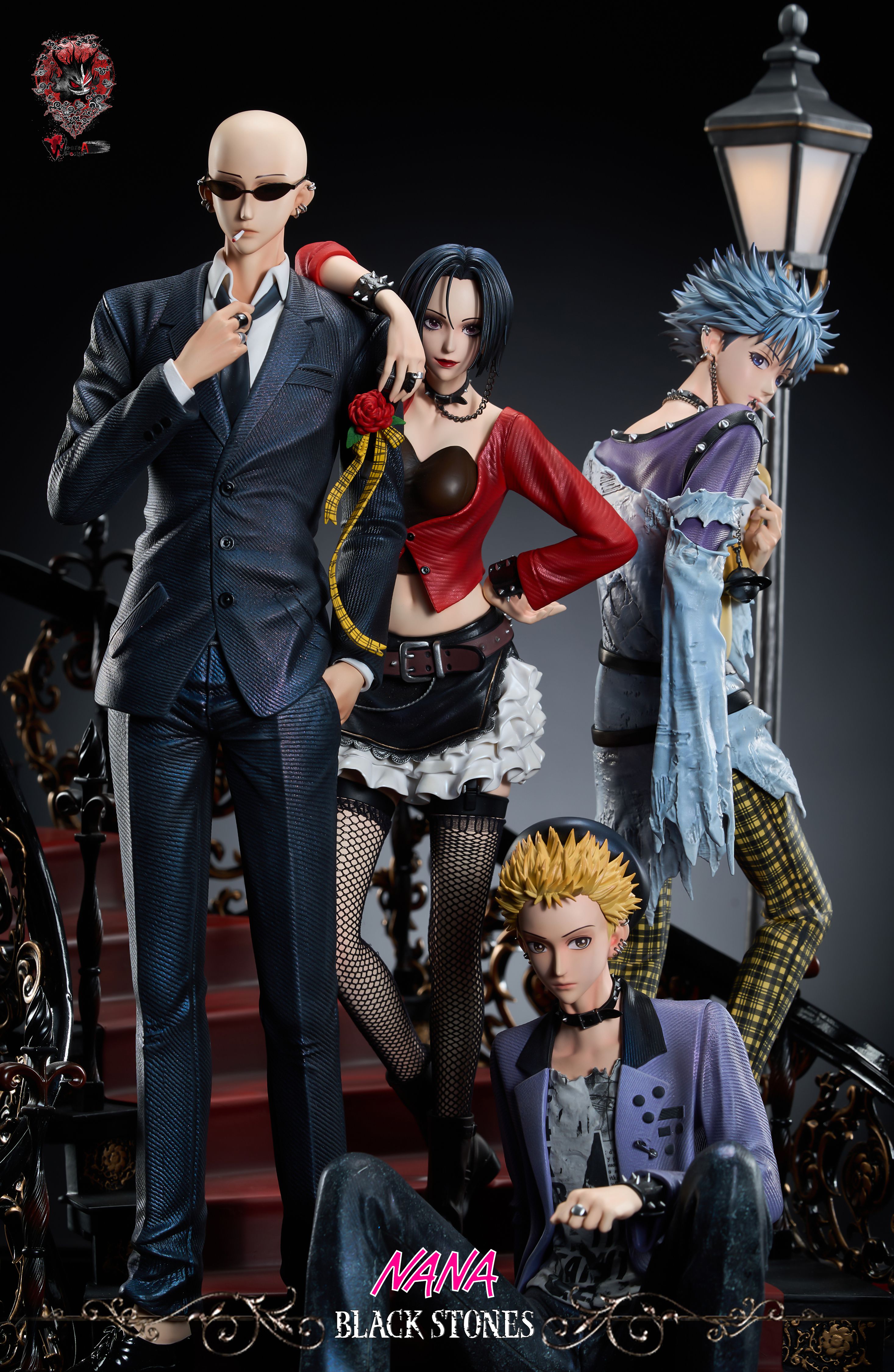 NANA 2.0 Black Stones Nana & Shinichi & Nobuo & Yasushi Statue(GK)-Weare A Design Studio