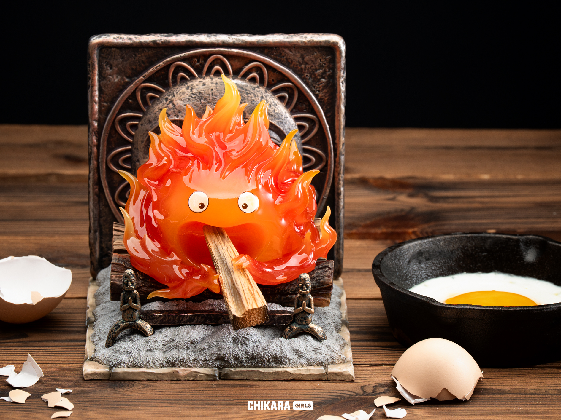 Howl's Moving Castle Calcifer with LED Statue(GK) -CHIKARA Studio