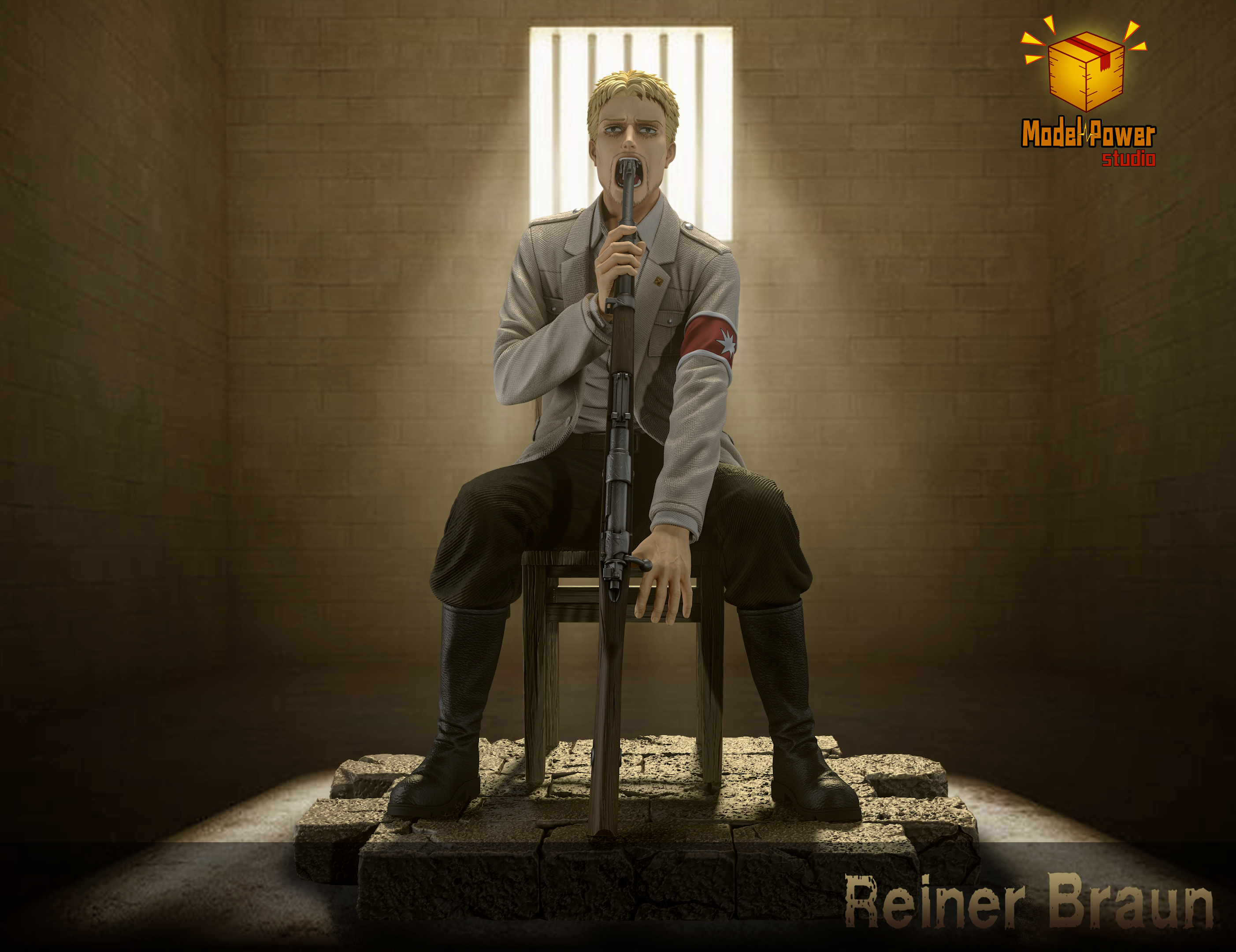 Attack on Titan Reiner Braun Statue(GK) -Model Power Studio