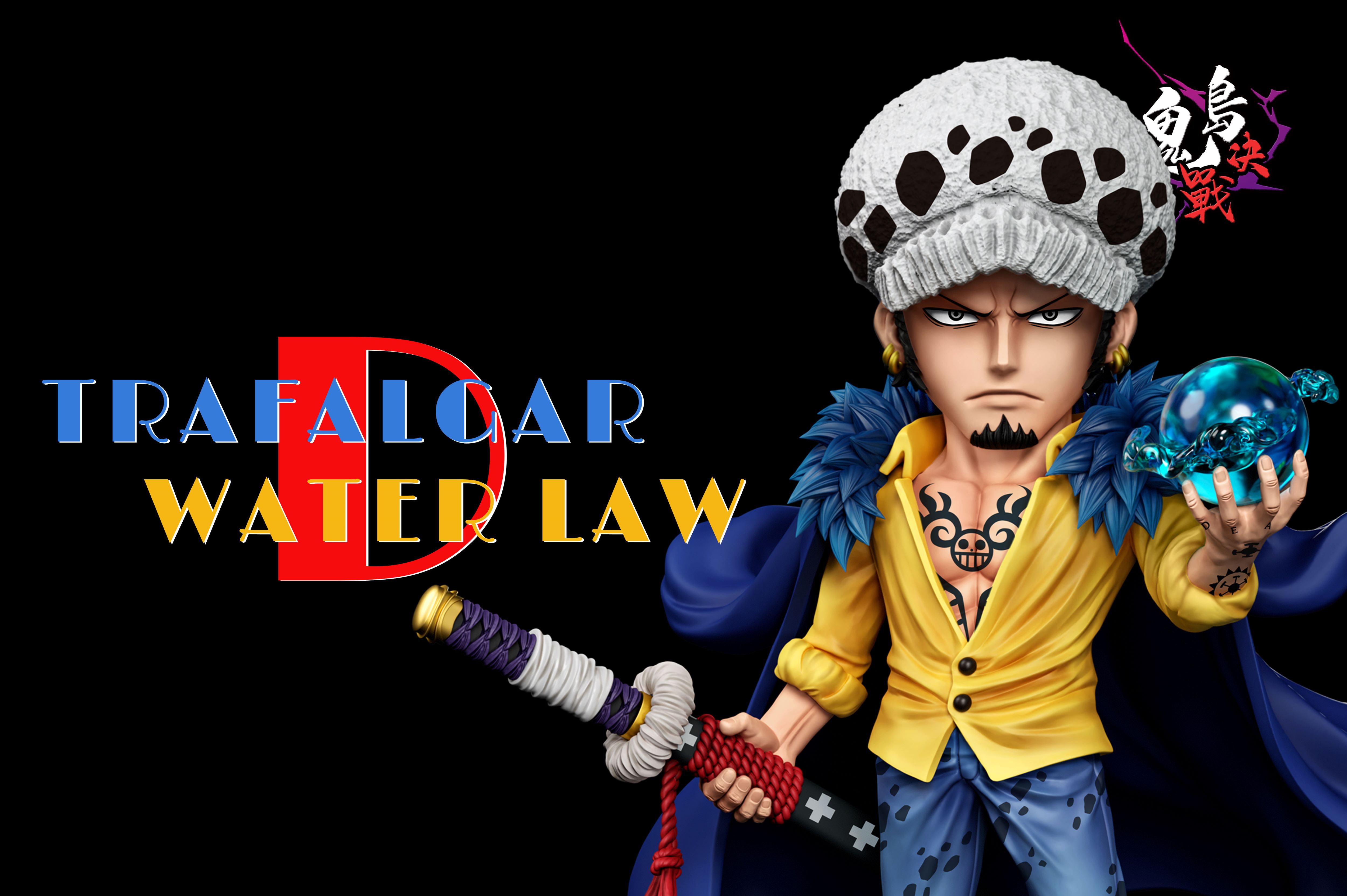 One Piece Onigashima Decisive Battle #8 Trafalgar D. Water Law Statue(GK) -A+ Studio