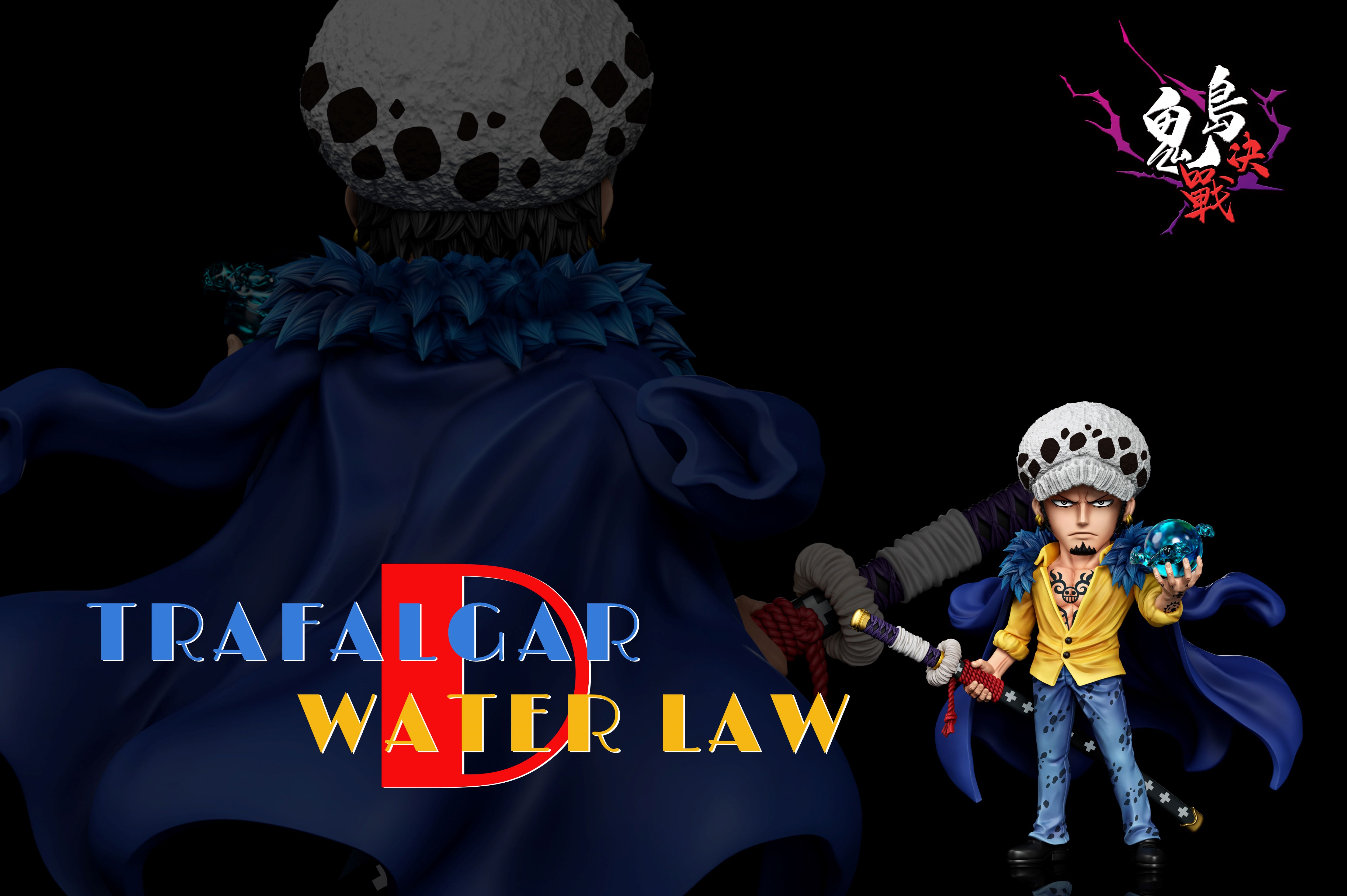 One Piece Onigashima Decisive Battle #8 Trafalgar D. Water Law Statue(GK) -A+ Studio