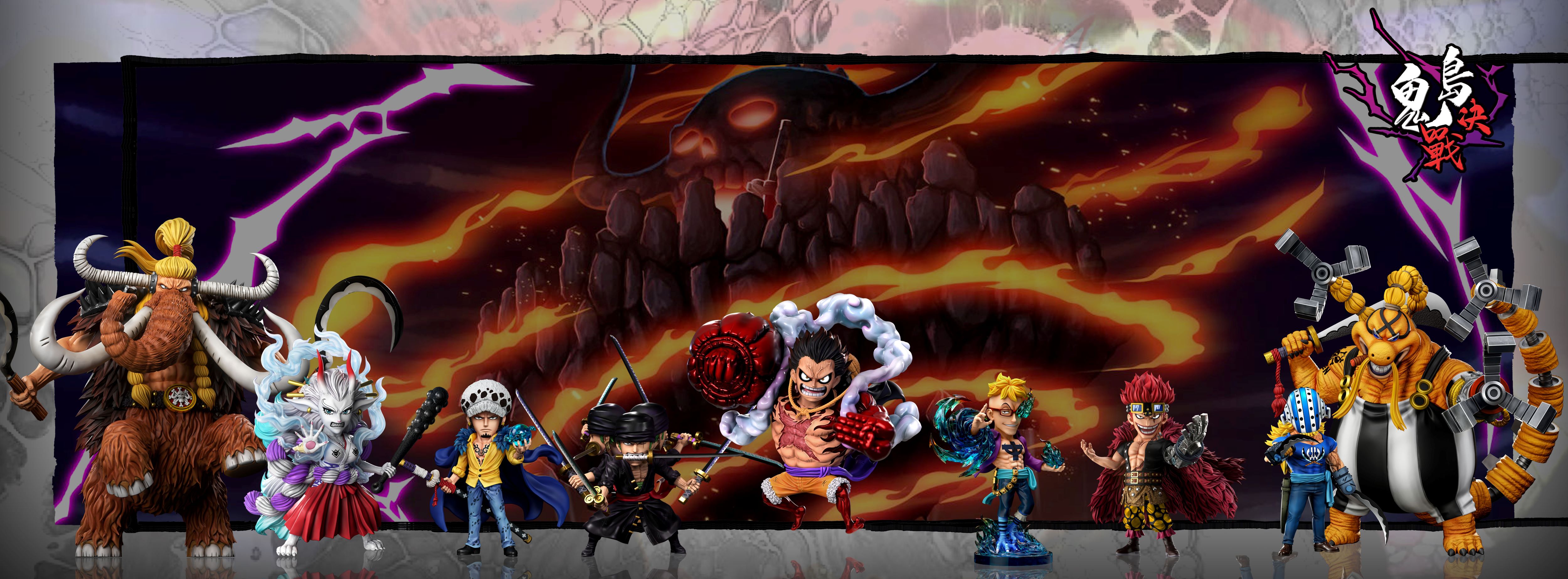 One Piece Onigashima Decisive Battle #8 Trafalgar D. Water Law Statue(GK) -A+ Studio