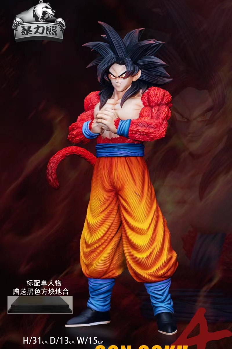 Dragon Ball Super Saiyan 4 2.0 Series Son Goku & Vegeta & Gogeta Statue (GK) - Violent Bear Studio