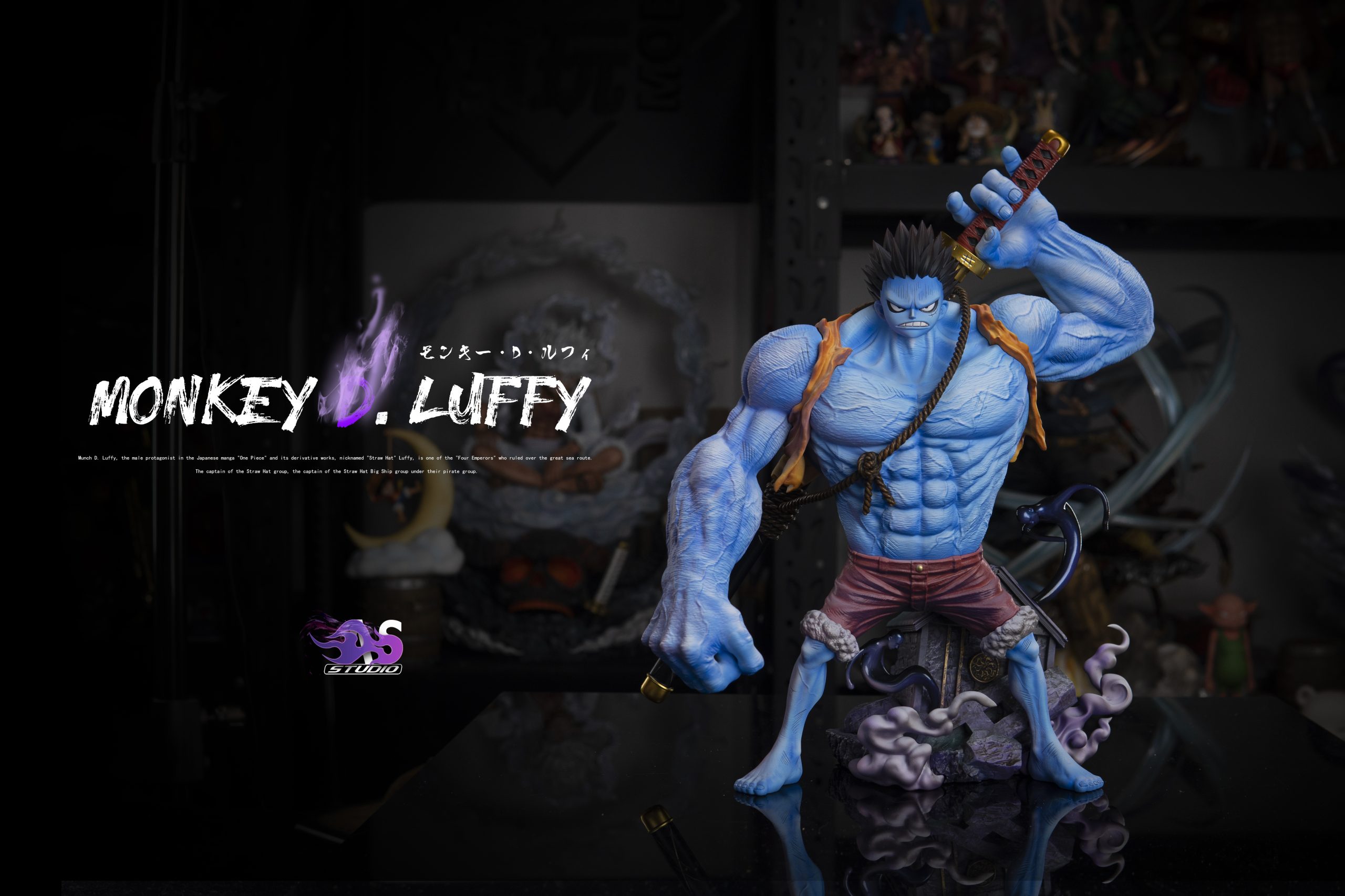 One Piece Nightmare Monkey D. Luffy Statue(GK)-As Studio