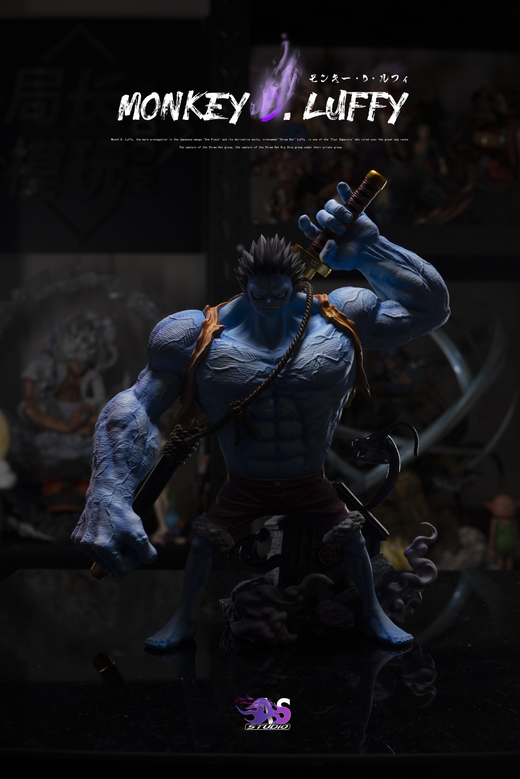 One Piece Nightmare Monkey D. Luffy Statue(GK)-As Studio