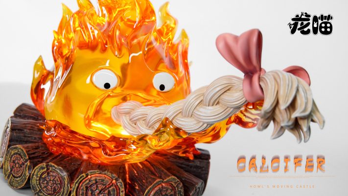 Howl's Moving Castle Calcifer eating hair Statue(GK)-Long Miao Studio 