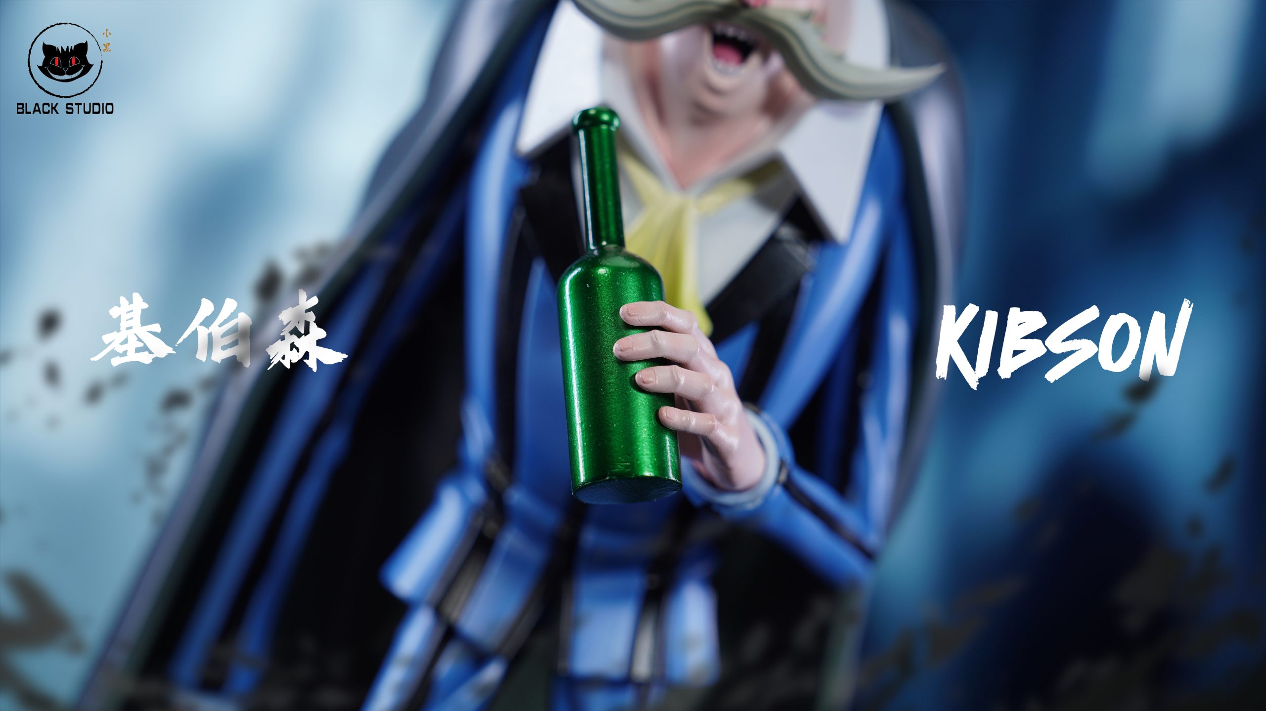 One Piece Six Dark Sovereigns #2 Drug Peclo & Kibson Statue(GK)-Black Studioo