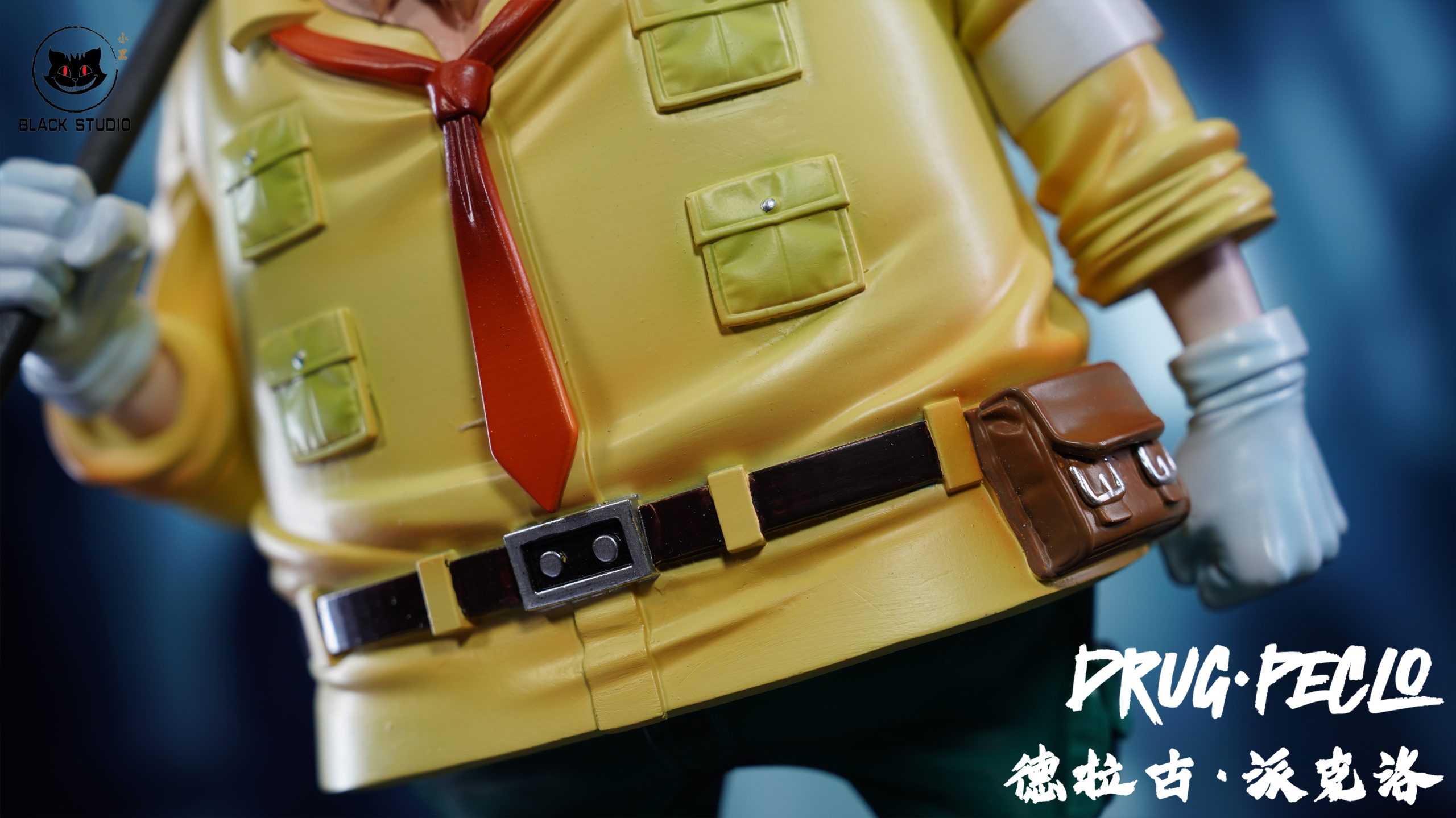 One Piece Six Dark Sovereigns #2 Drug Peclo & Kibson Statue(GK)-Black Studioo