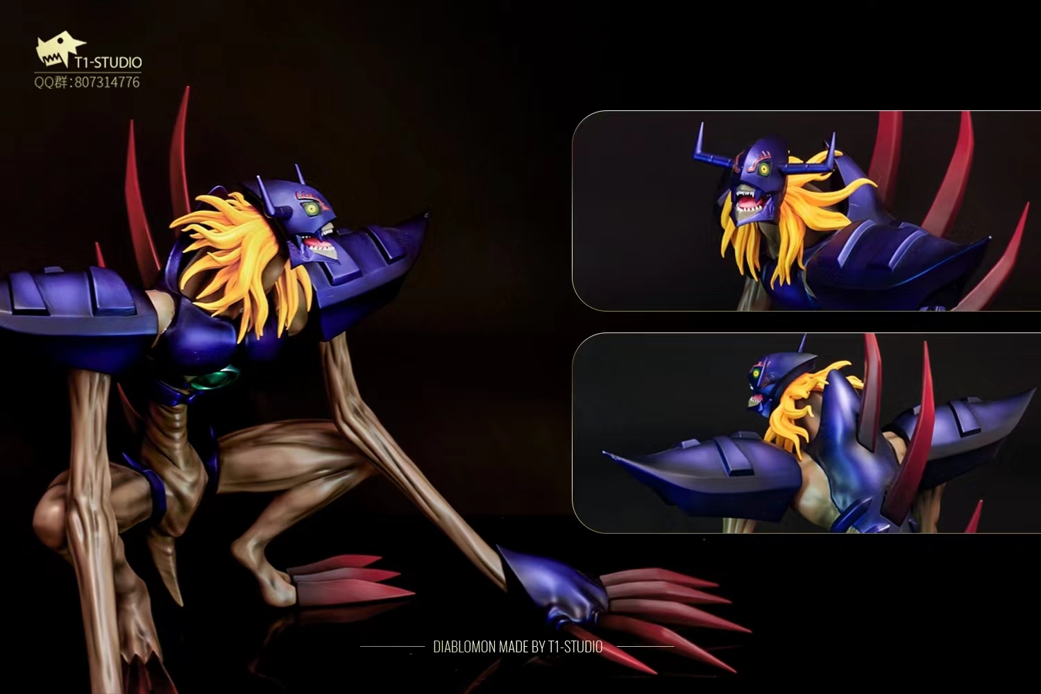 Digimon Digimon Adventure Diaboromon Statue(GK)-T1 Studio