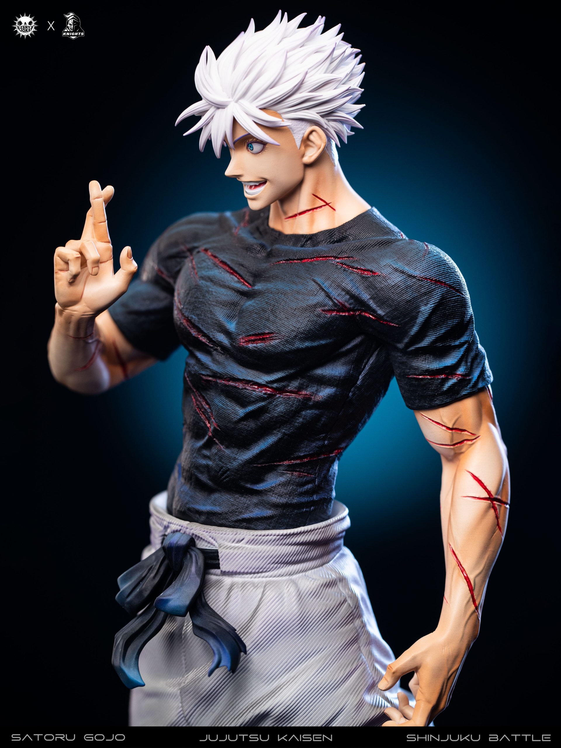 Jujutsu Kaisen S01 Gojo Satoru, the Battle of the Demon Realm Shinjuku Statue(GK)-ZanyJoke Studio & Temple Studio -KWII-GK
